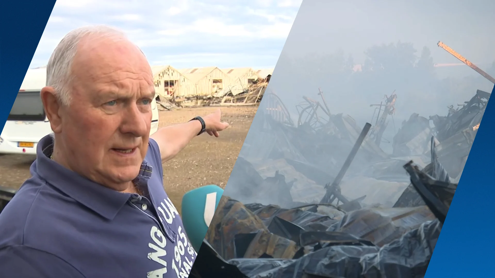 Klanten peilen de schade na brand in caravanopslag Aalsmeer: 'Met de grond gelijk gemaakt'