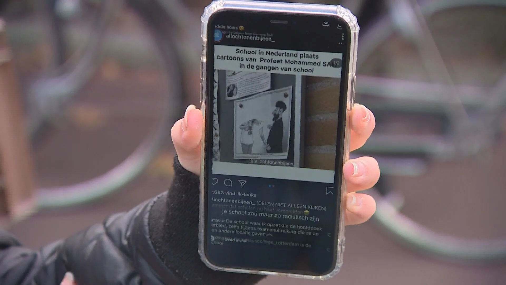 Leerlingen Emmauscollege geschokt na onderduiken docent om cartoon: 'Dat is zeker eng'