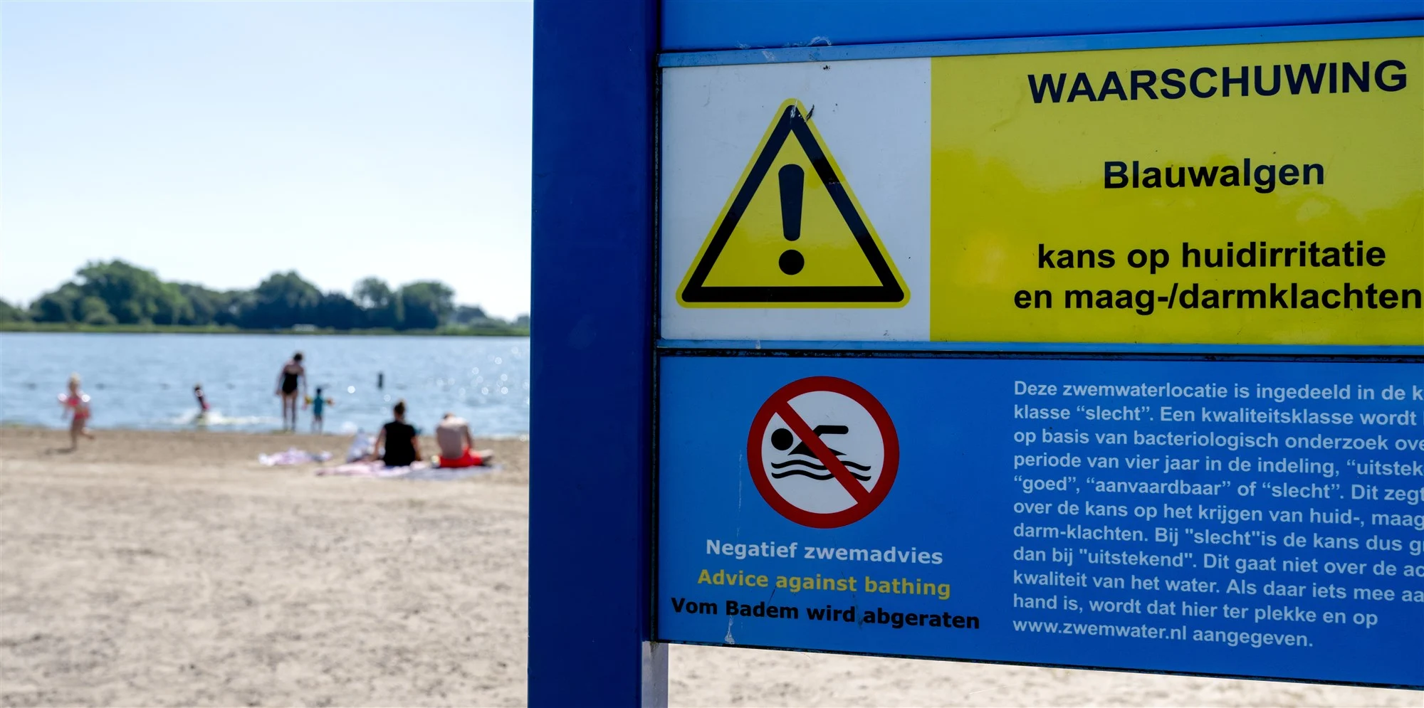 Mogelijk hittegolf op komst, pas op voor blauwalg!