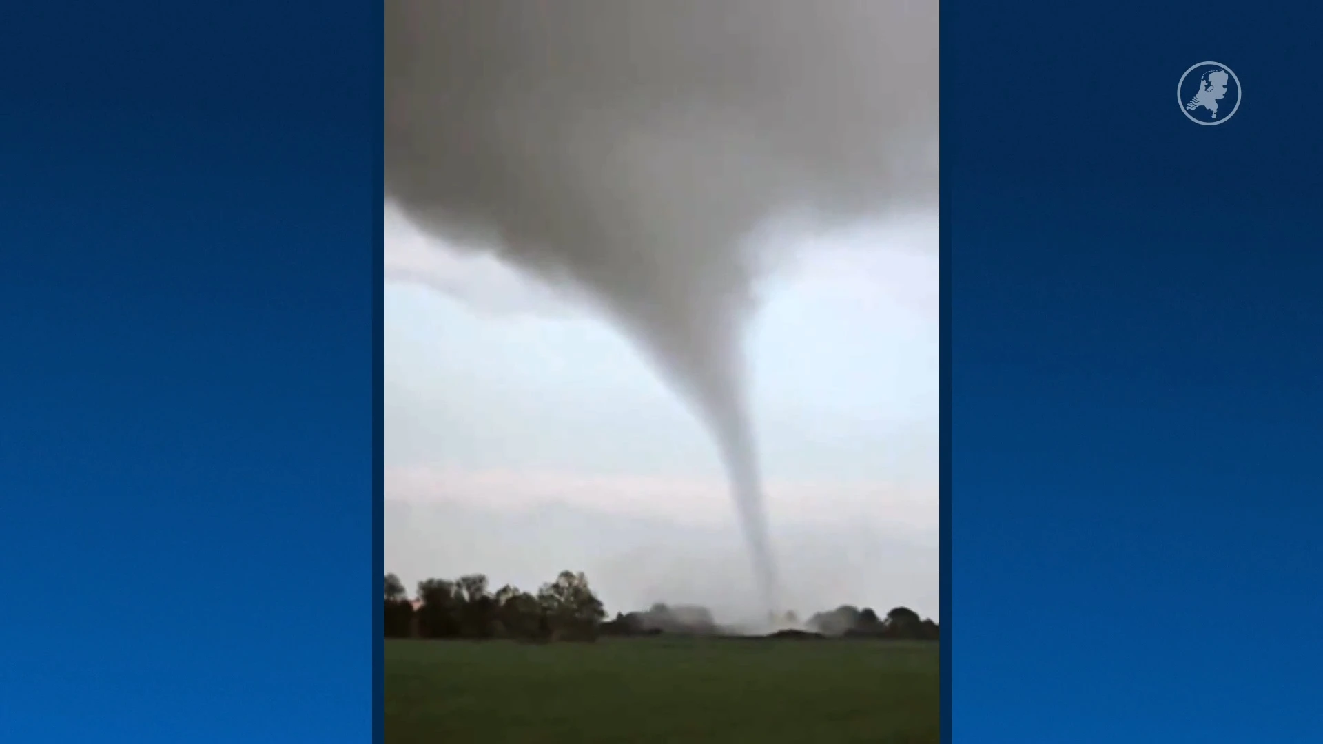 Voor tweede keer in korte tijd tornado gezien in Friesland