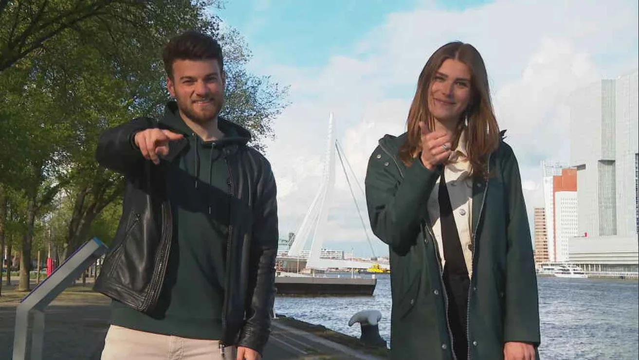 Robin en Manouk maken Songfestival een feest voor doven en slechthorenden