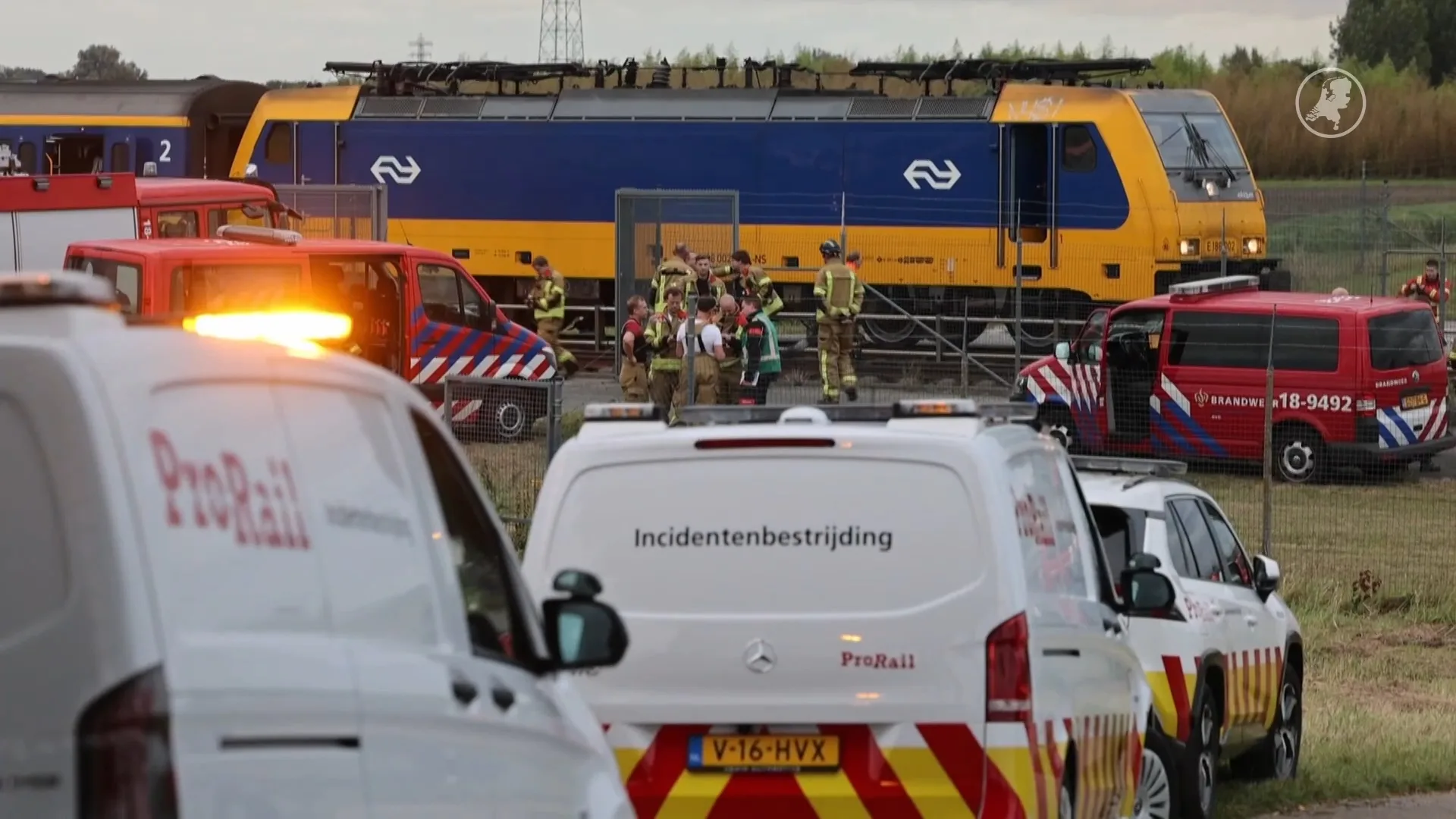 Reizigers uit trein gehaald om rookontwikkeling