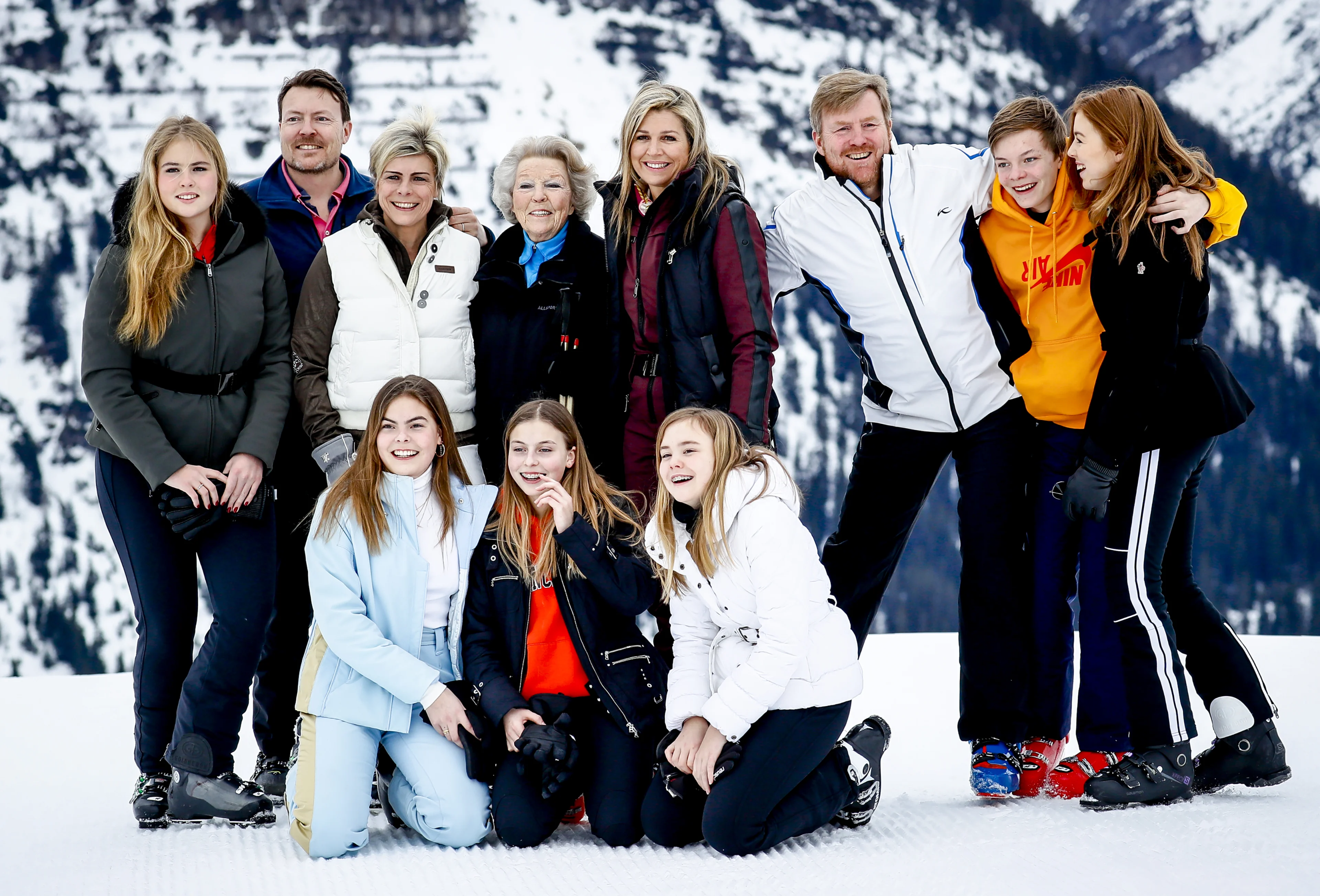 Koninklijk gezin zet streep door traditionele fotosessie Lech