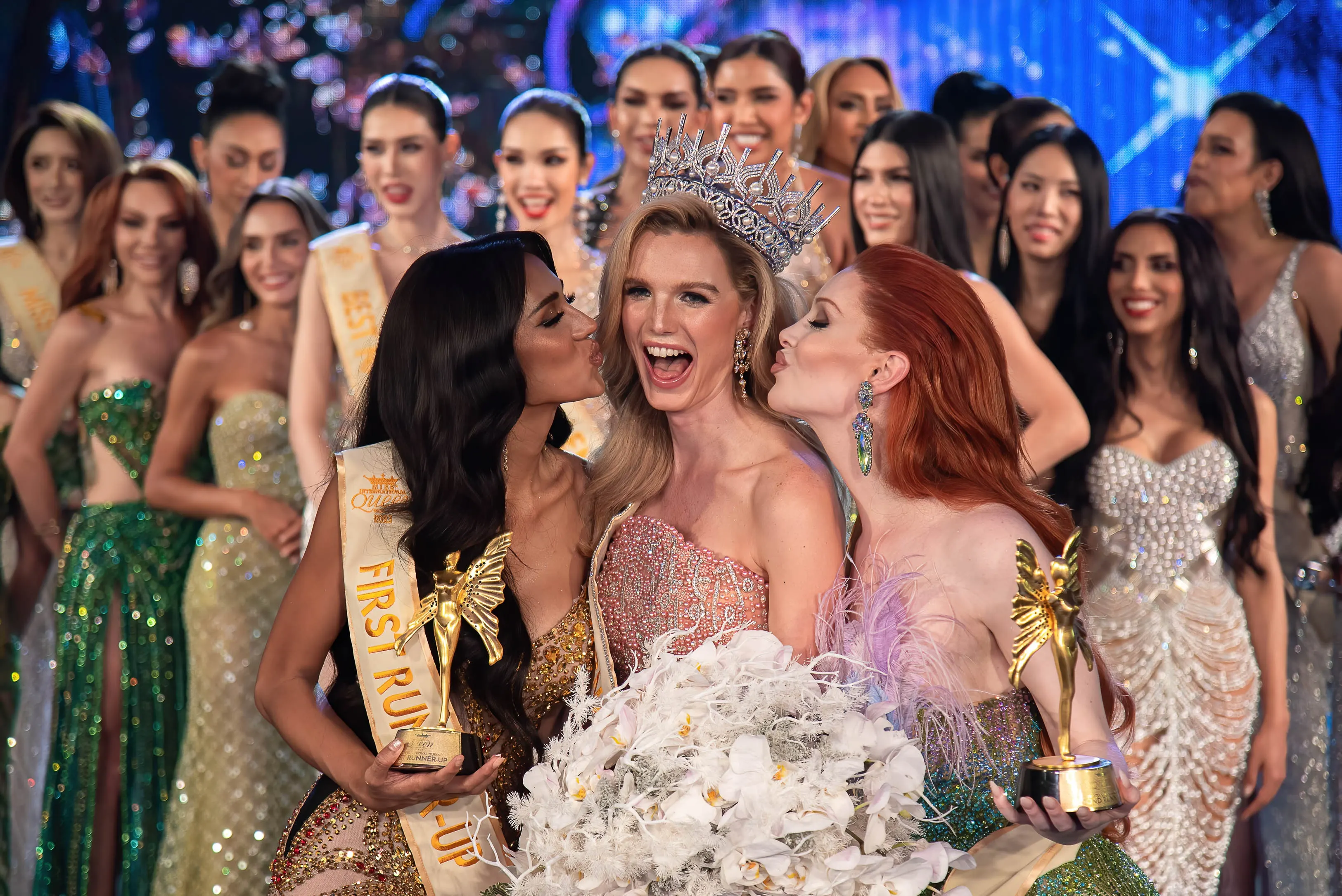 De mooiste van de wereld: Nederlandse Solange wint missverkiezing voor trans vrouwen