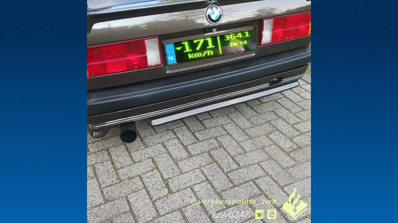 Man (26) rijdt 101 kilometer per uur te hard bij wegwerkzaamheden in Helvoirt