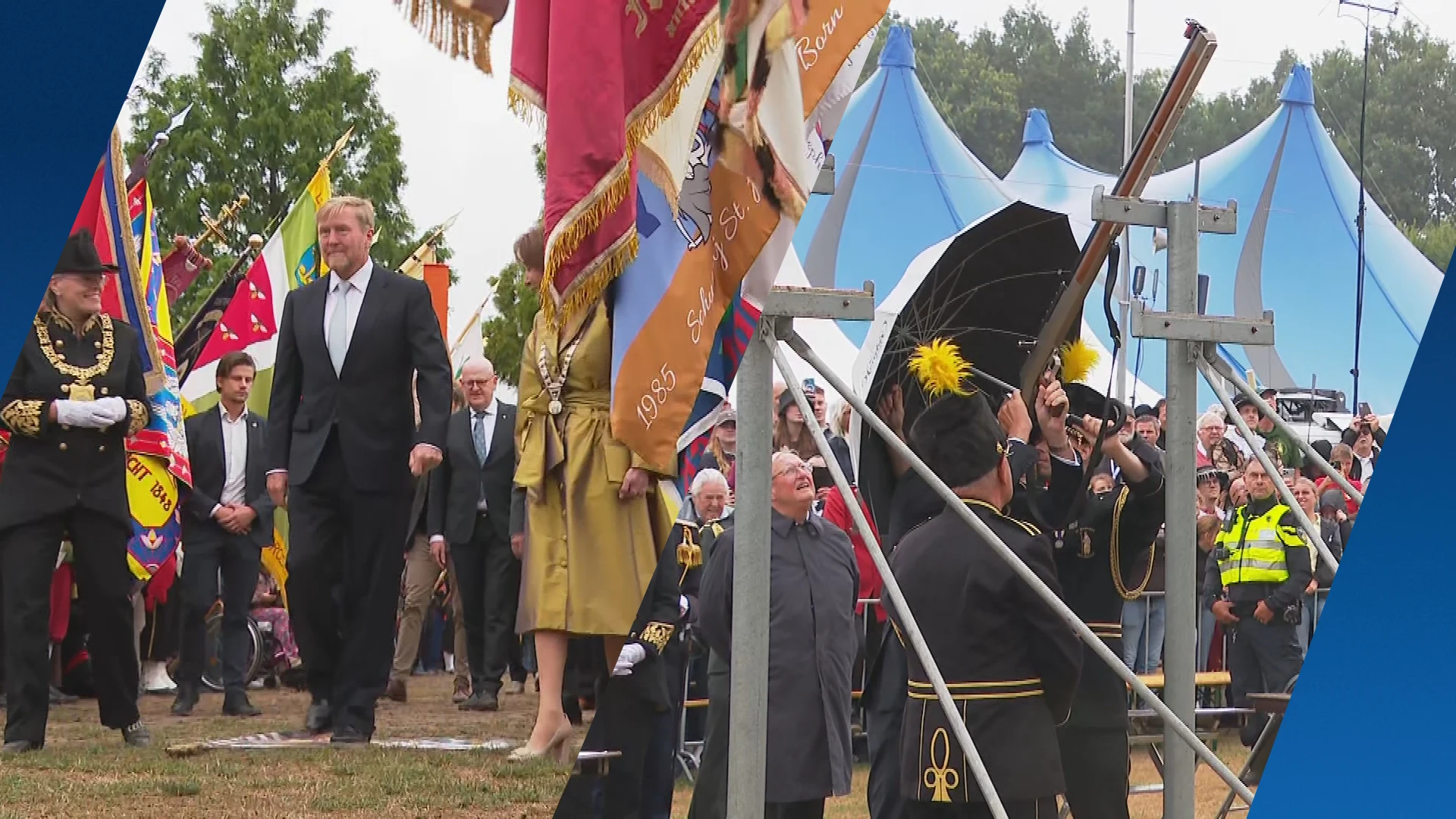 Tienduizenden op de been: koning bezoekt eeuwenoud schuttersfeest