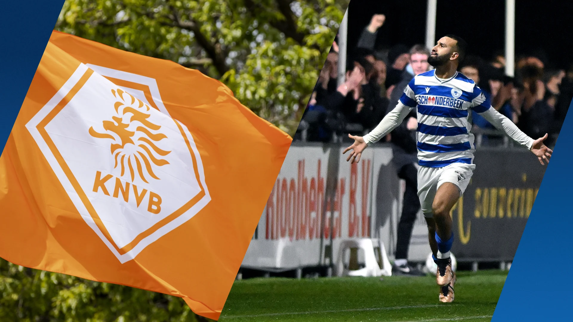 KNVB start onderzoek naar racistische aanval tegen Spakenburg-spits El Azzouti