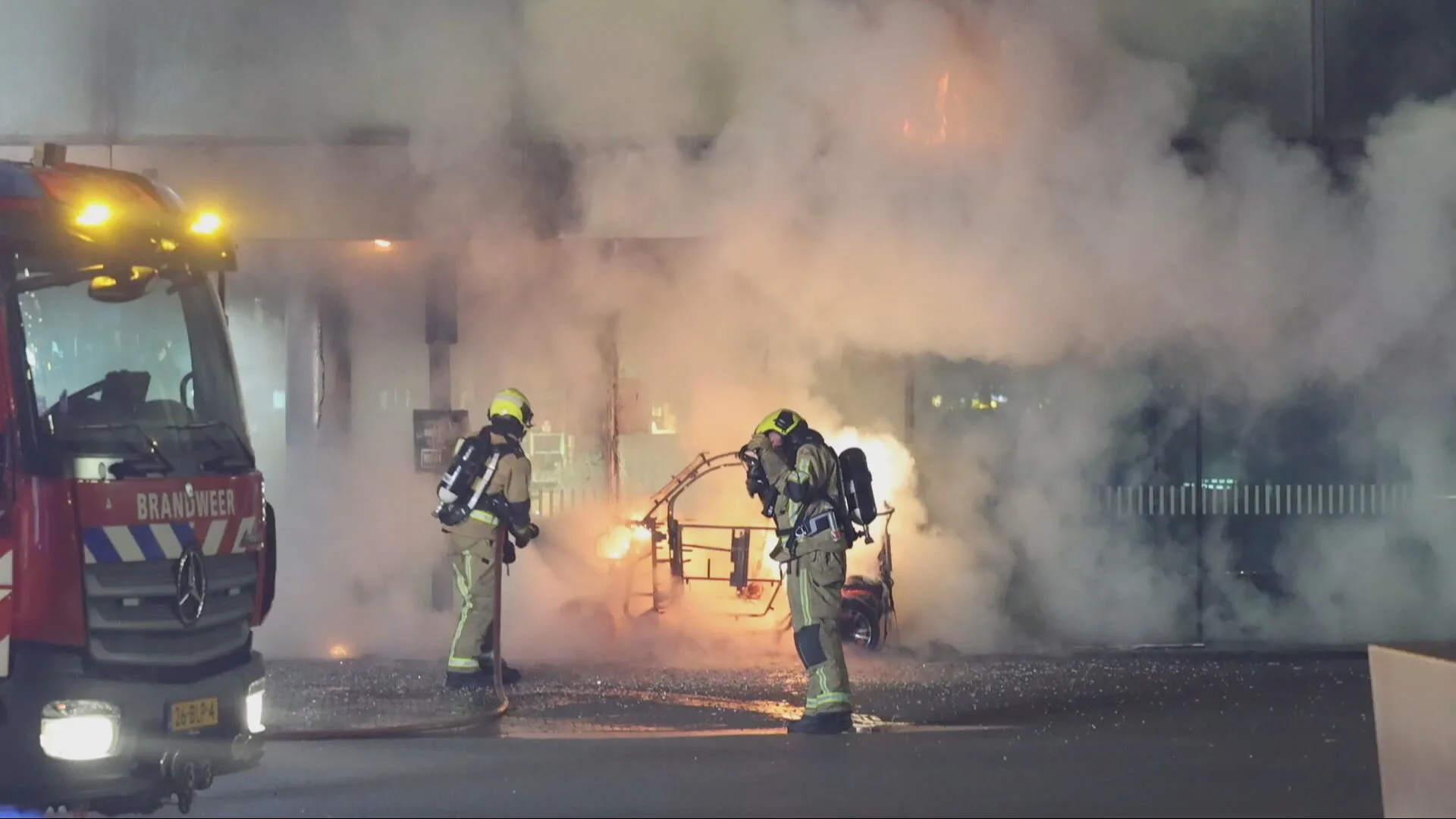 Station Den Haag Centraal ontruimd vanwege brandende scootmobiel