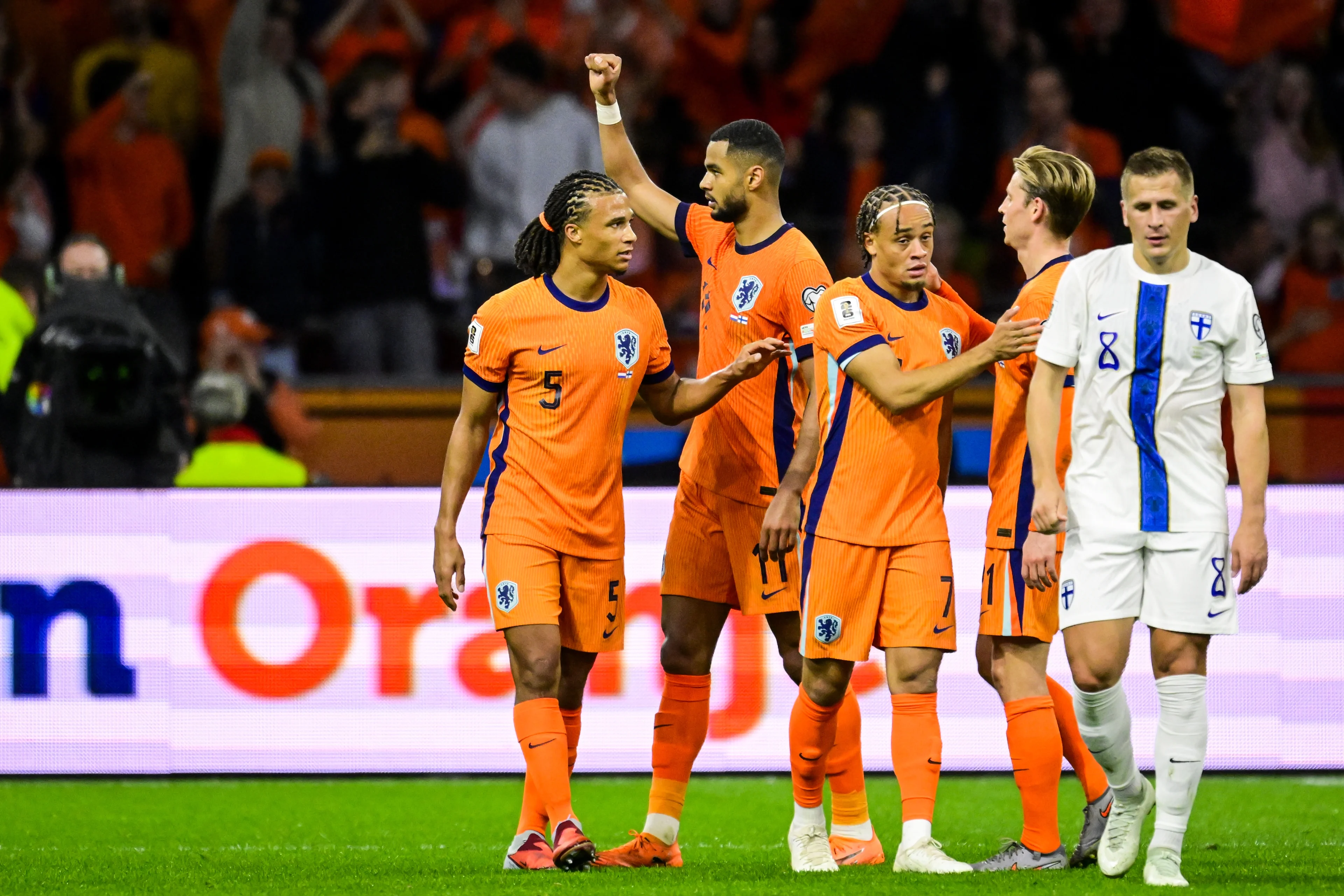 Nederland wint met 4-0 van Finland in WK-kwalificatie