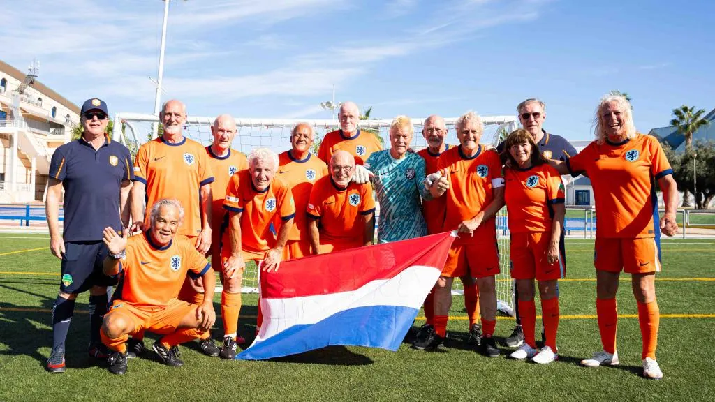Nederlandse 70+ team verovert zilver op WK Walking Football