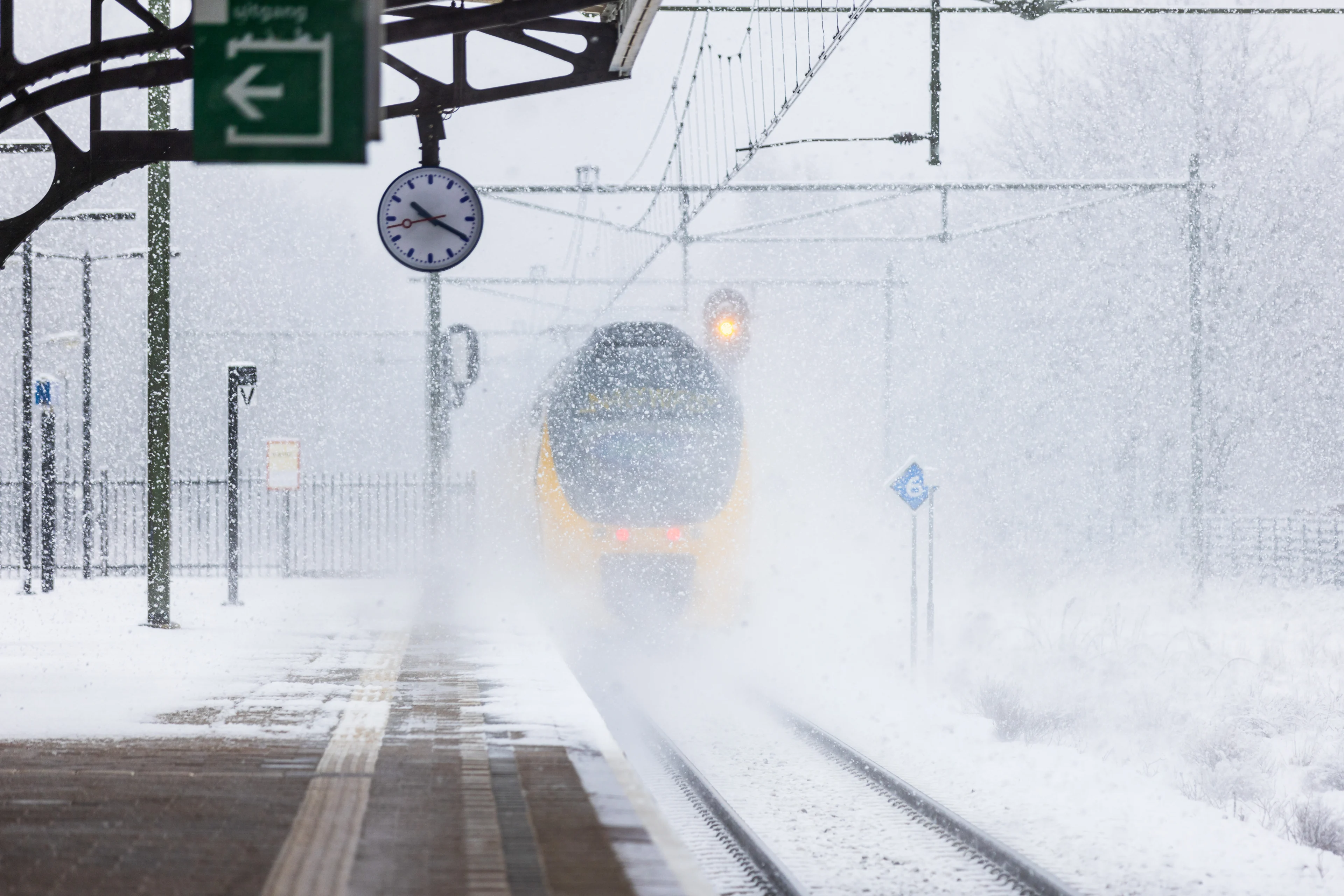 NS komt met nooddienstregeling voor extreem winters weer