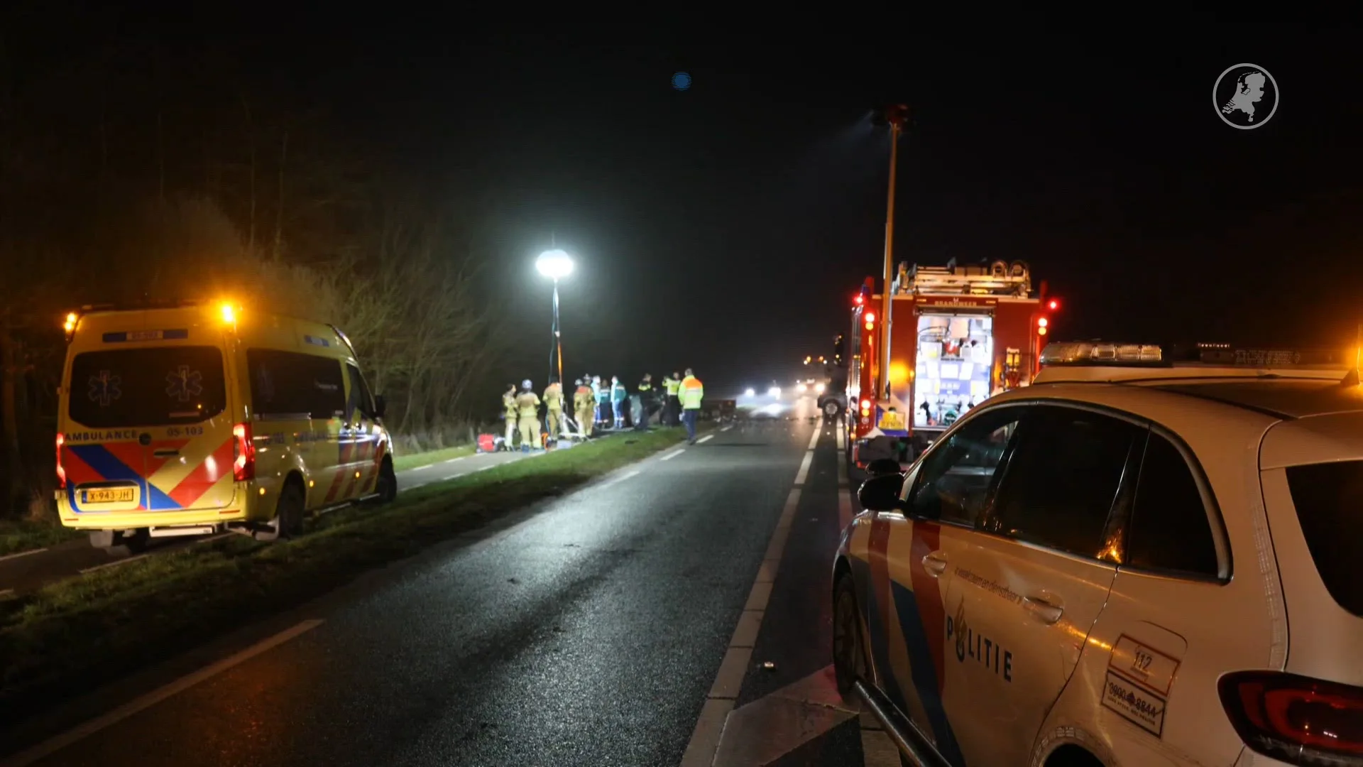 22-jarige man overleden bij botsing tussen twee auto's in Haaksbergen