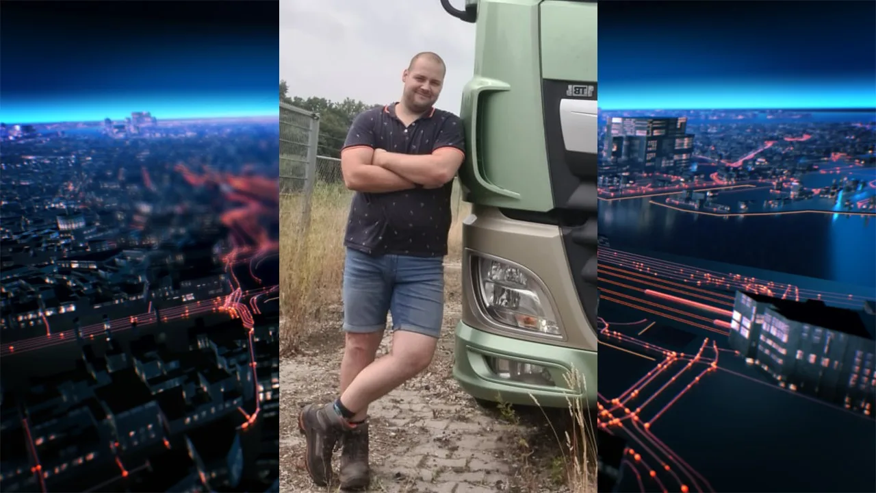 Bjorn (27) blokkeert A35 met vrachtwagen om ‘levensgevaar’ te voorkomen: 'Zou het zo weer doen'
