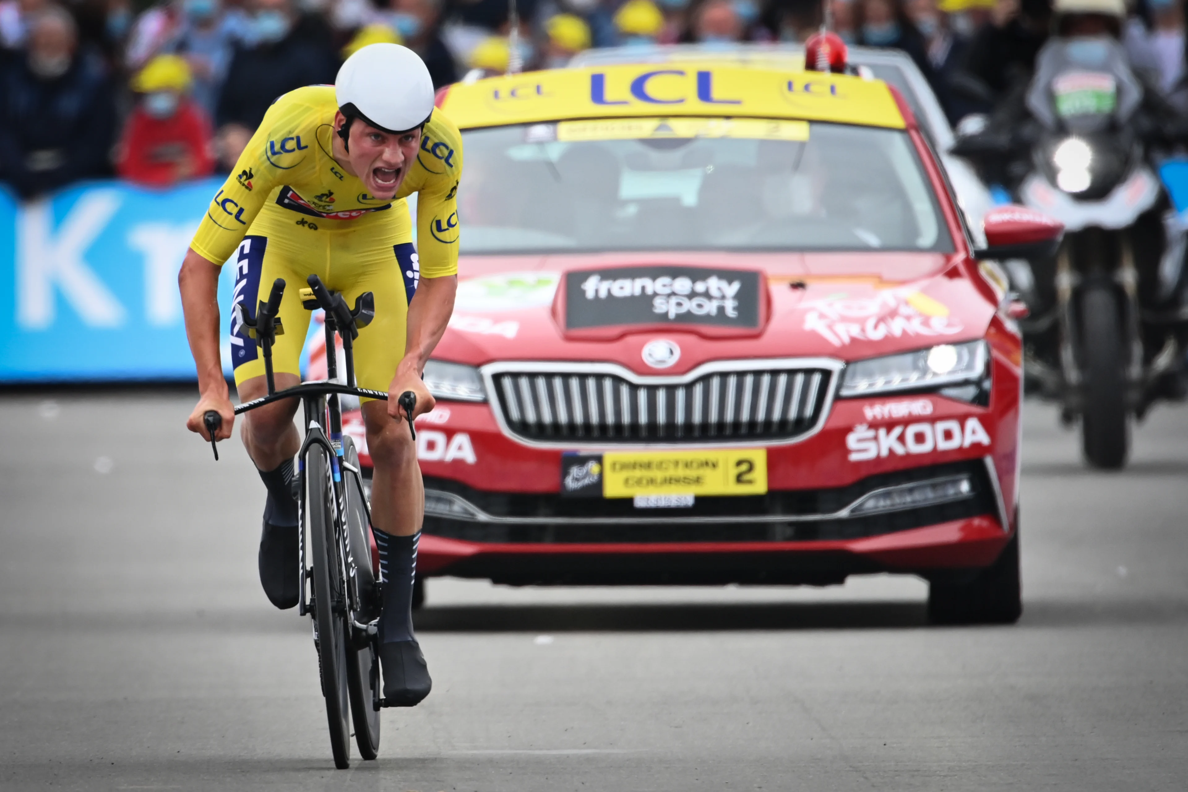 Mathieu van der Poel niet meer van start in Tour: 'Tijd nemen voor herstel'
