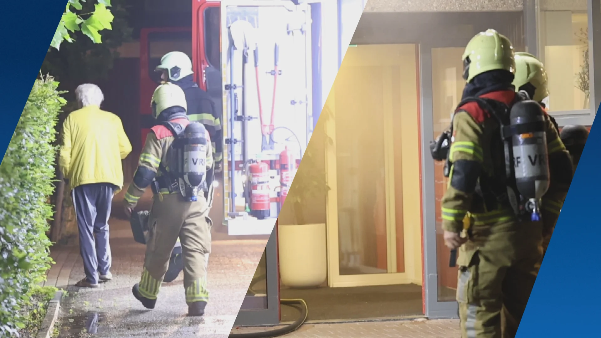 Ouderen in Franeker halsoverkop uit bed door nachtelijke brand in serviceflat