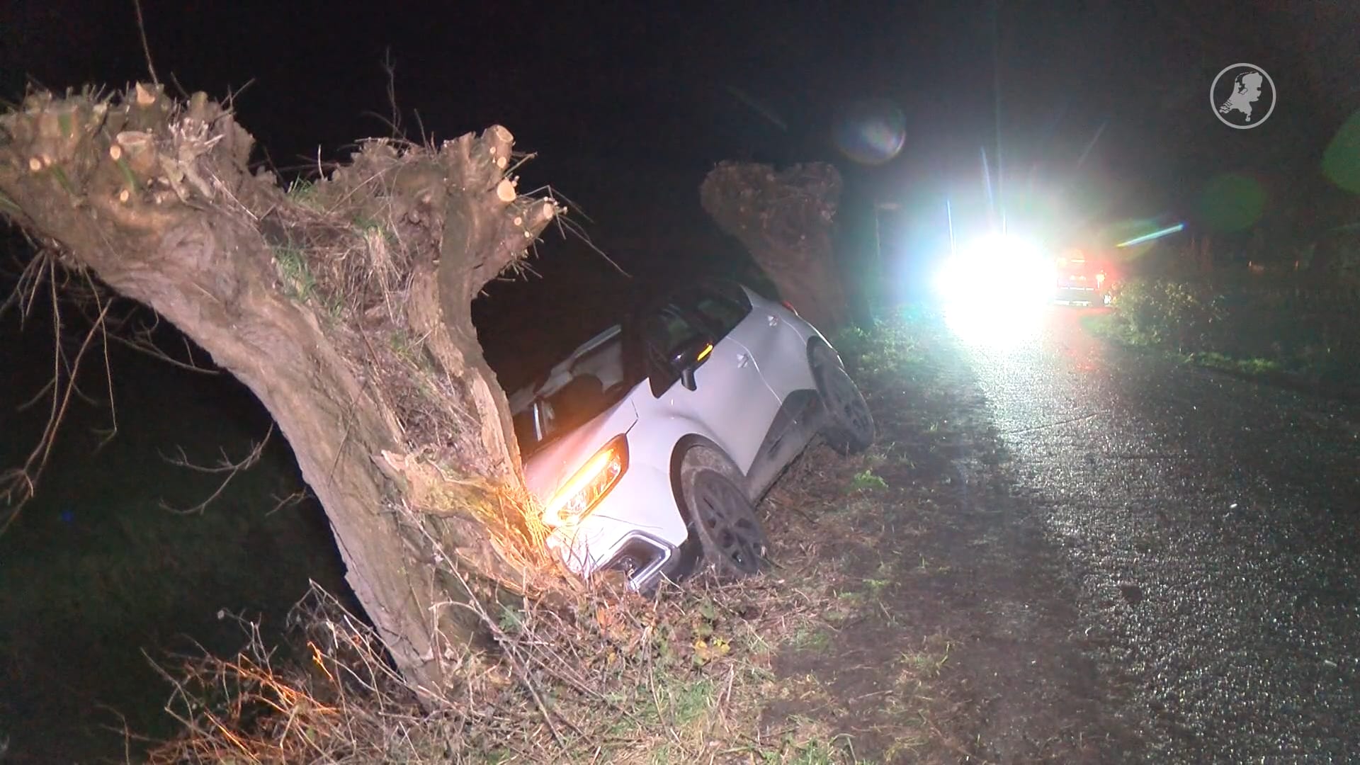 Automobilist overleden bij heftig aanrijding tegen boom in Breskens