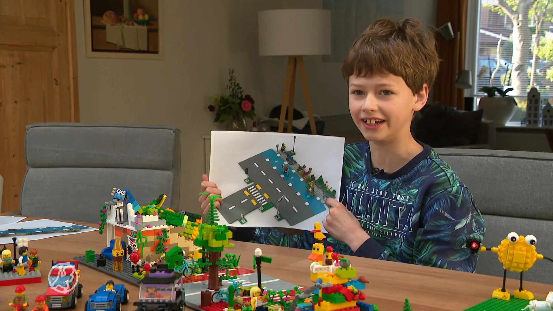 Dorus' (10) LEGO-fietspad rolt binnenkort misschien wel uit de speelgoedfabriek