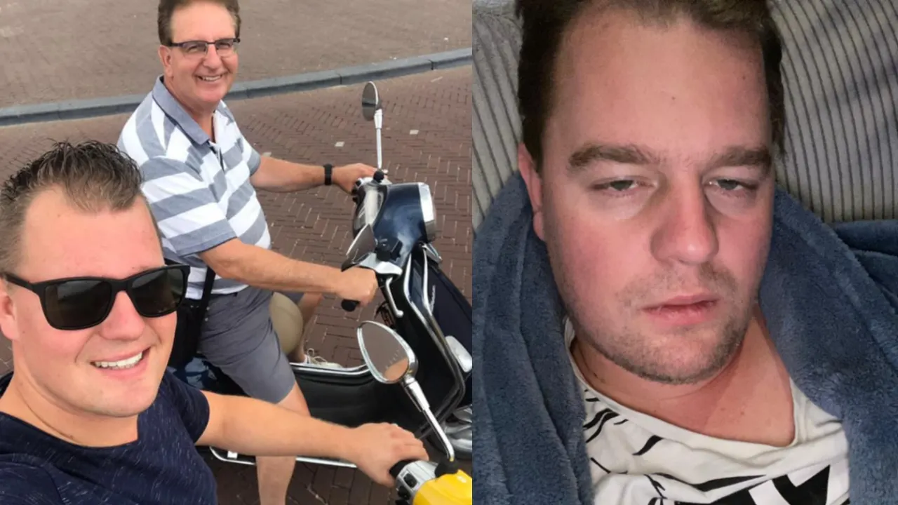 Jordy (28) verloor zijn vader aan corona en werd toen zelf doodziek: 'Laat dit een waarschuwing zijn'