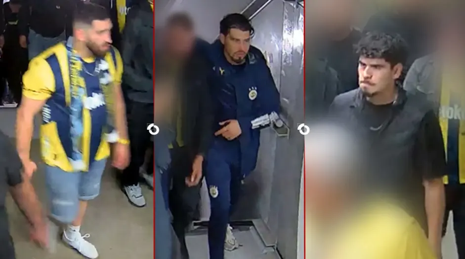 Beelden vrijgegeven: verdachten gezocht na poging tot doodslag bij Feyenoord-Fenerbahçe