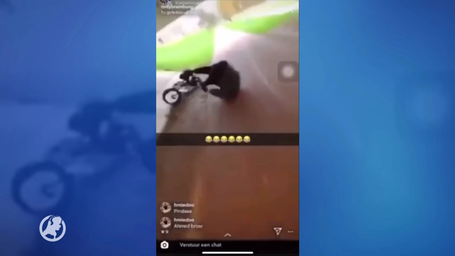 Heksenjacht op jongens die man van fiets trapten voor Snapchat-filmpje