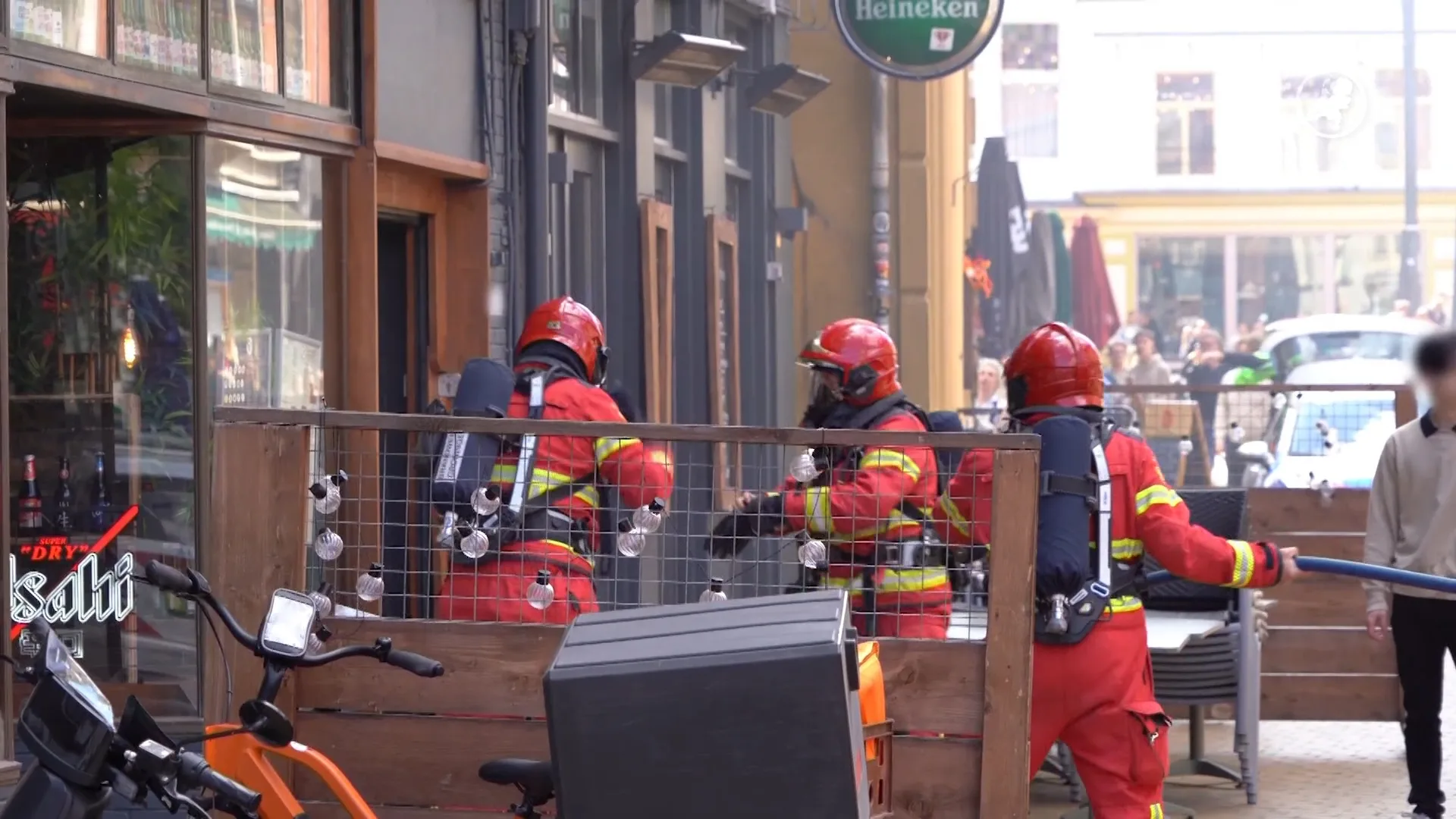Gewonde bij felle woningbrand in hartje Groningen