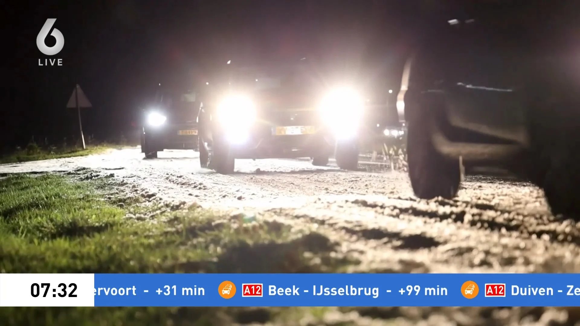 Winterse buien zorgen voor grote verkeershinder: “Acht centimeter sneeuw in Arnhem”