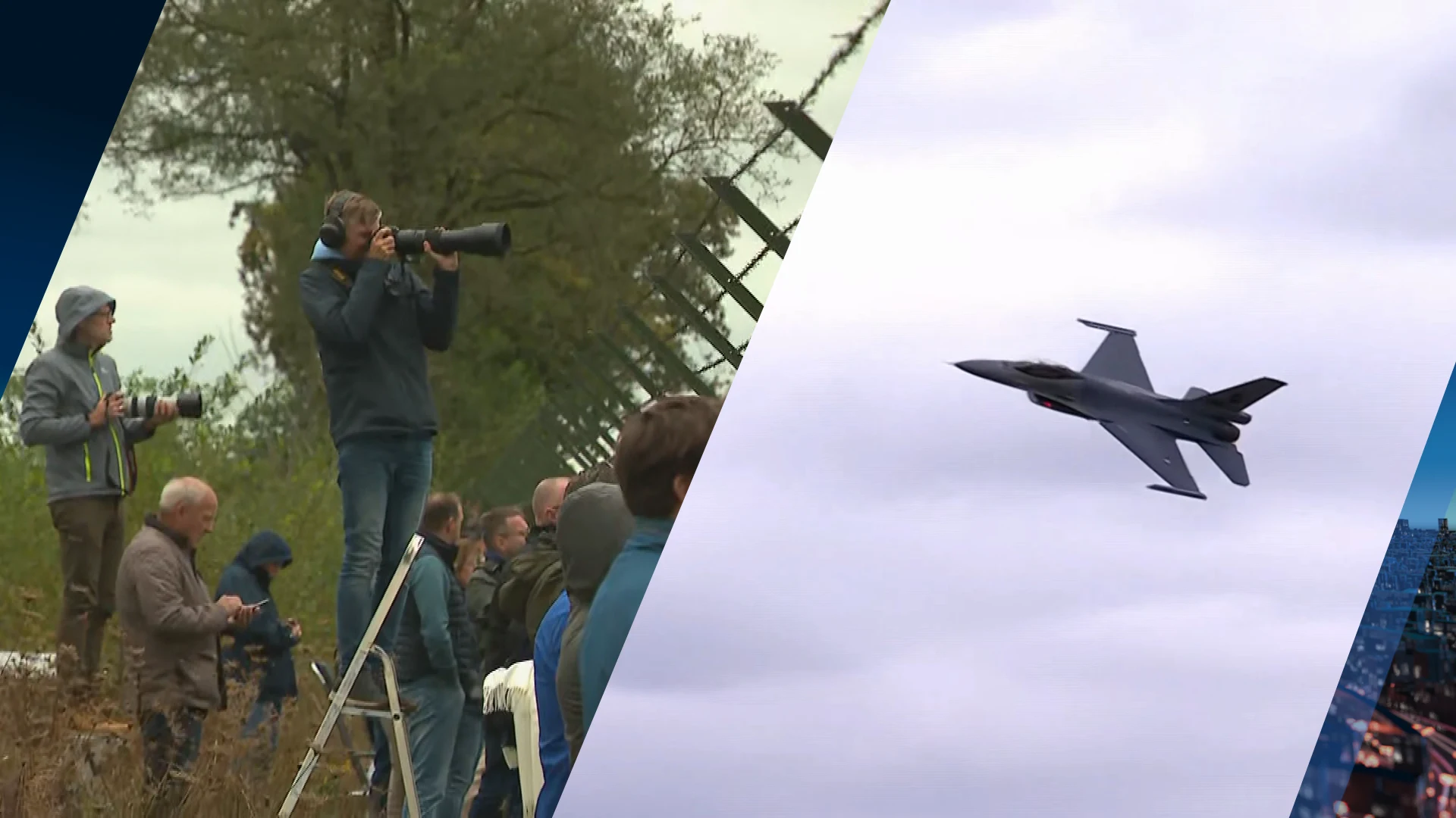 Honderden spotters bij vliegbasis Volkel om F-16's te zien: 'Prachtig geluid!'