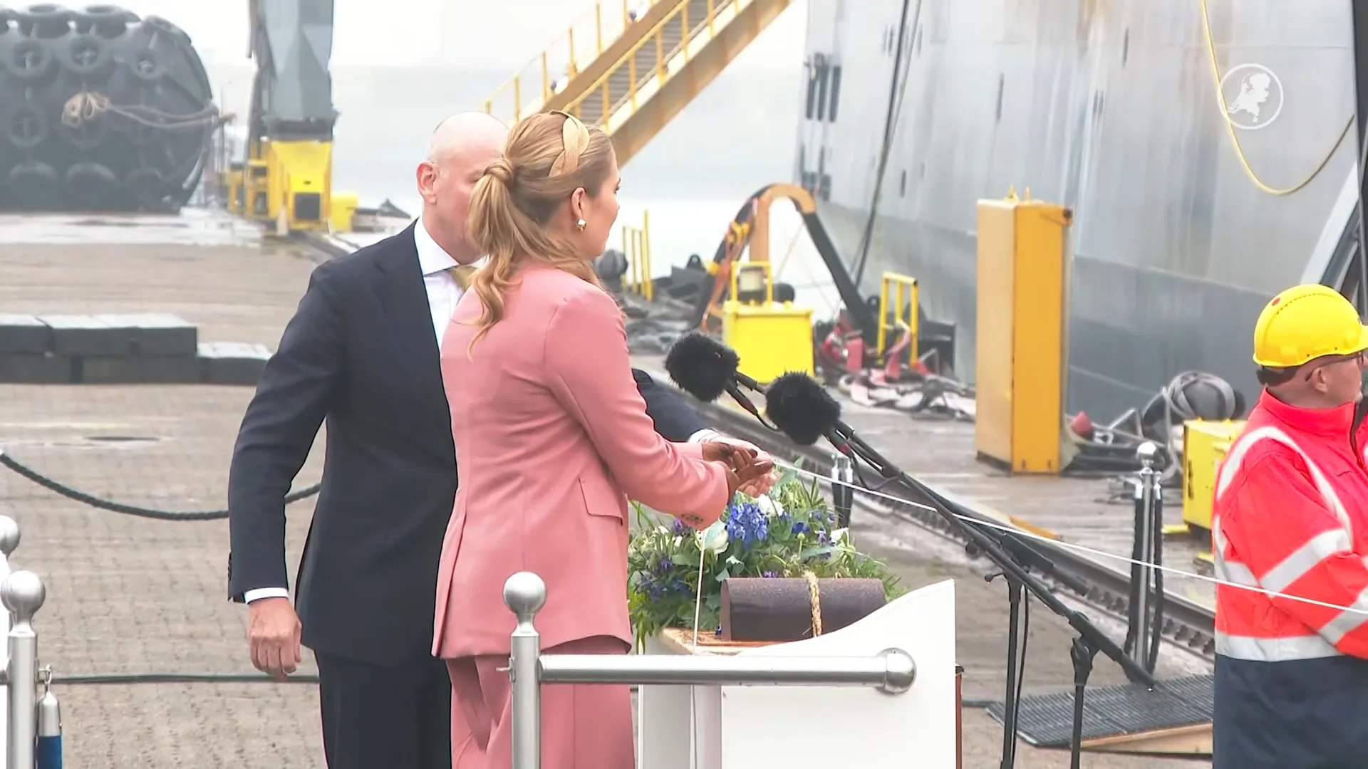 Eerste zelfstandige klus voor stralende Amalia zit erop: 'Behouden vaart!'