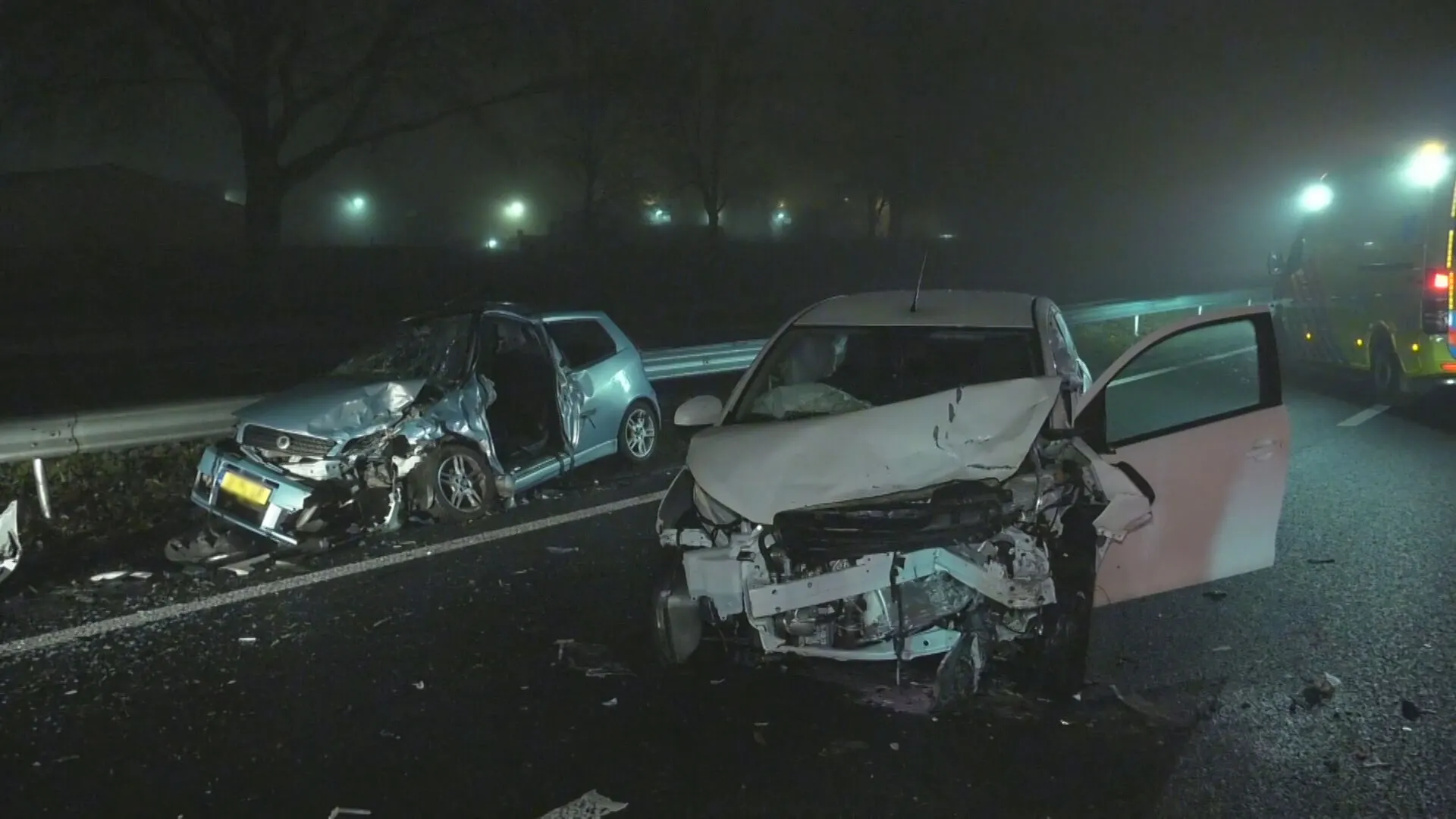 Ernstig ongeluk op de A325 bij Arnhem, mogelijk door spookrijder