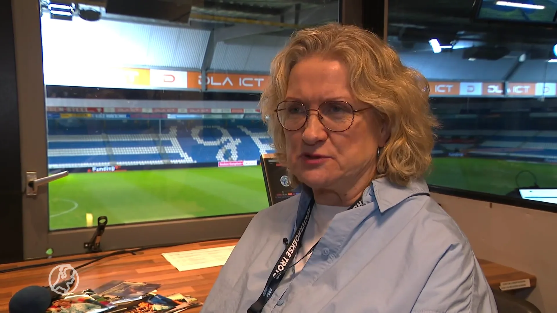 Colinda is al 35 jaar omroepster bij De Graafschap: 'Als kind stond ik al met klein spandoekje'