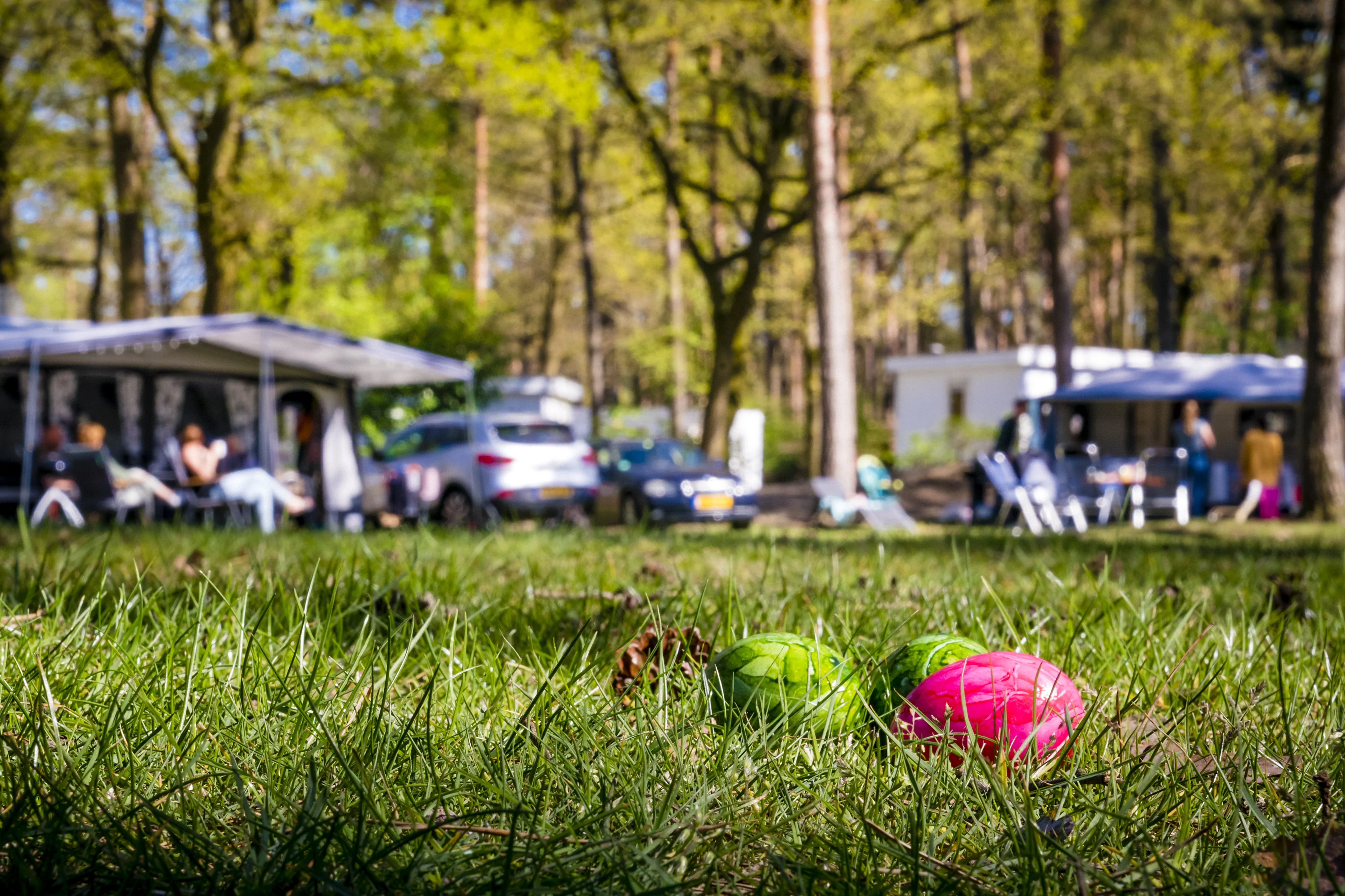 Zoeken naar eieren én de zon op wisselvallige tweede paasdag