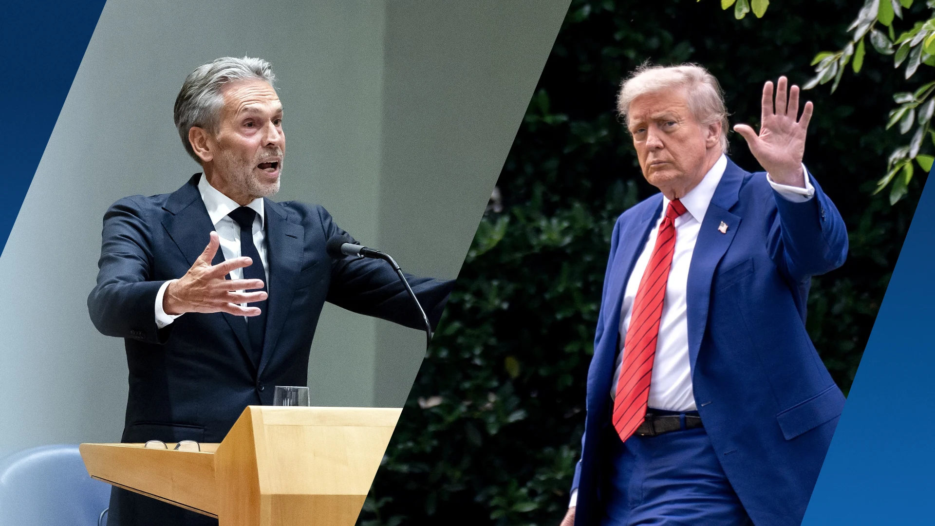 Dick Schoof krijgt kopie dreigende brief van Trump: 'Wereld is niet veilig'