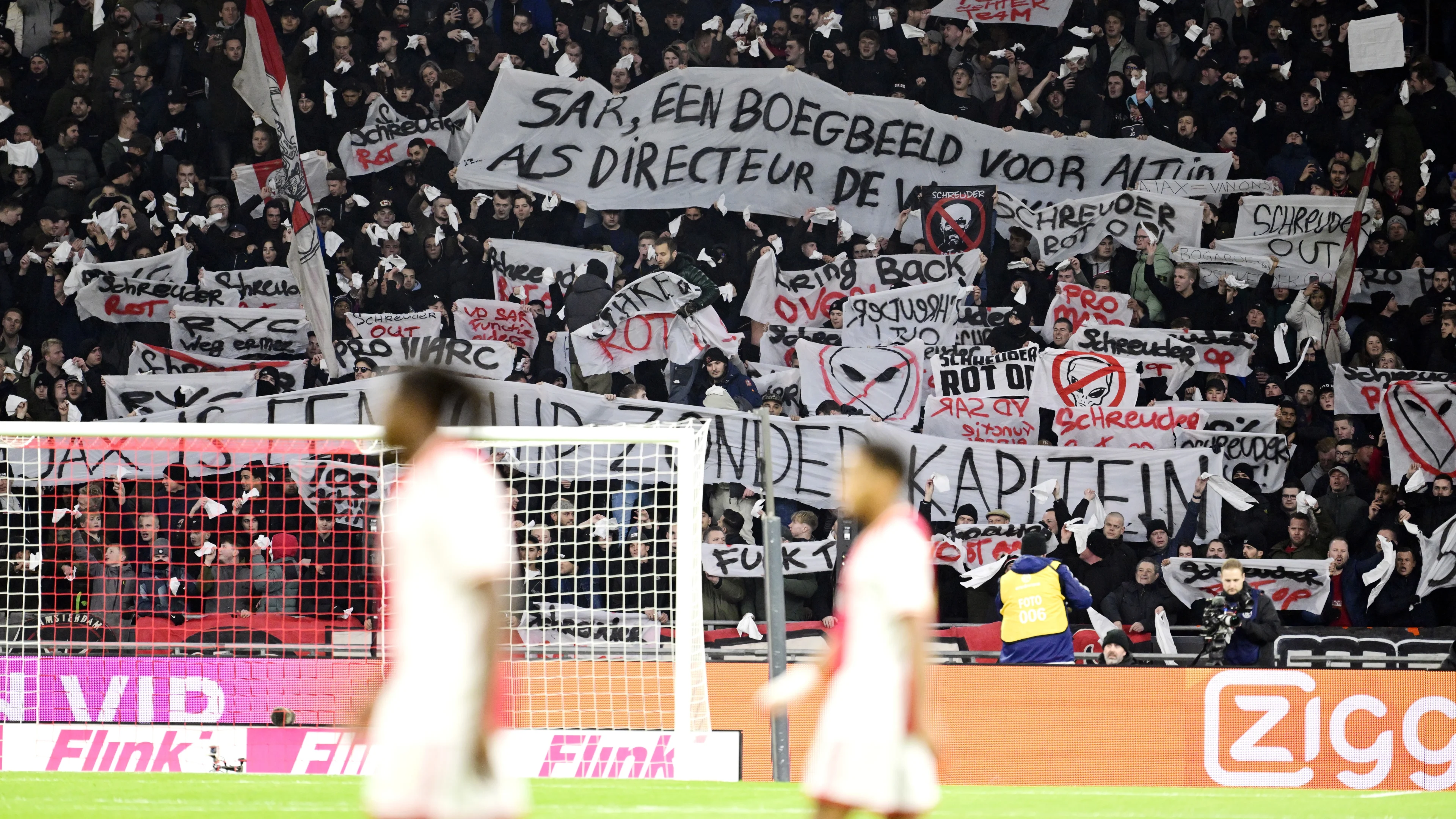 Supportersvereniging Ajax: 'Ontslag Schreuder was onvermijdelijk'