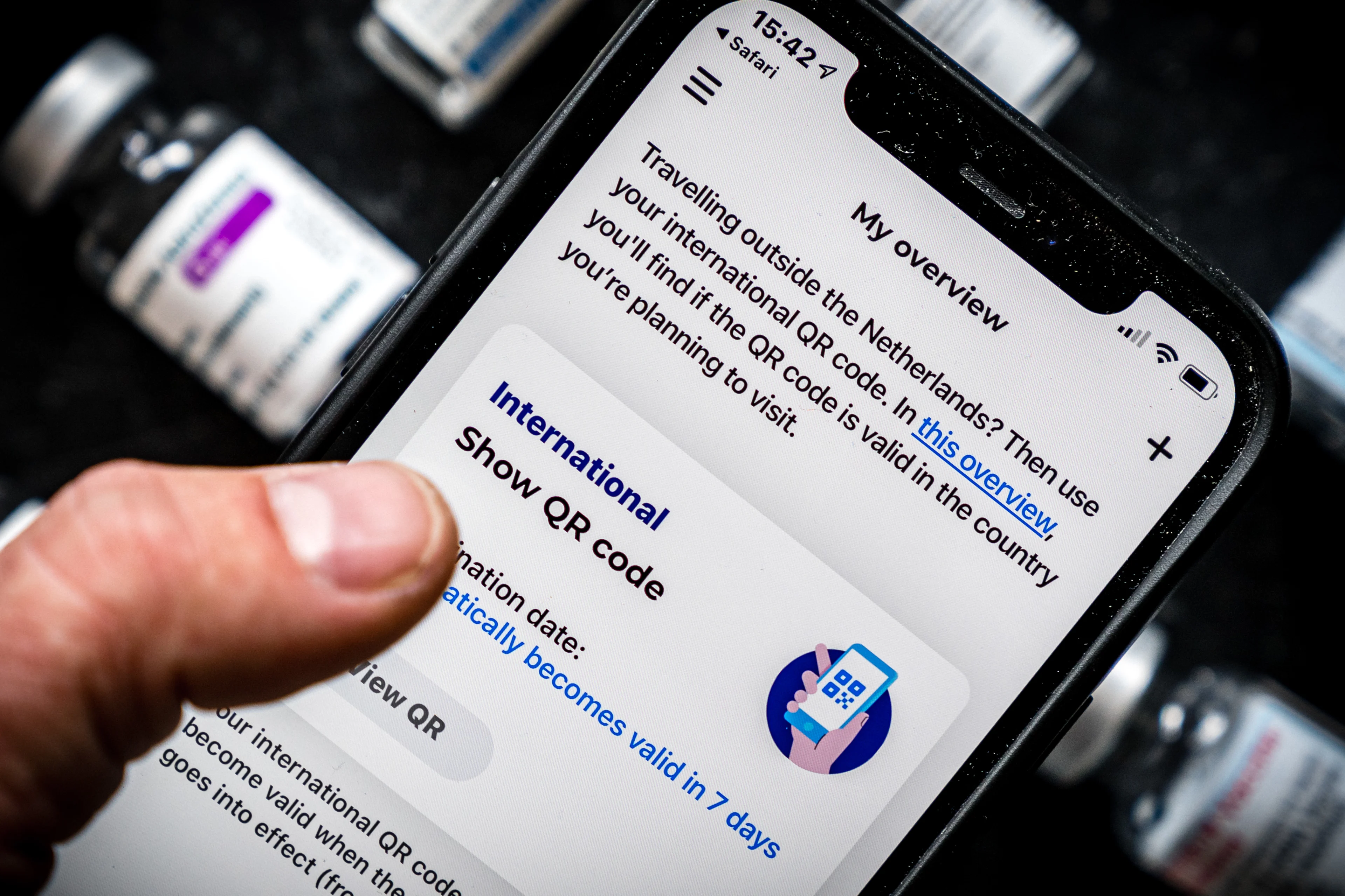 Miljoenste vaccinatiebewijs afgegeven, app kan meer bezoekers aan