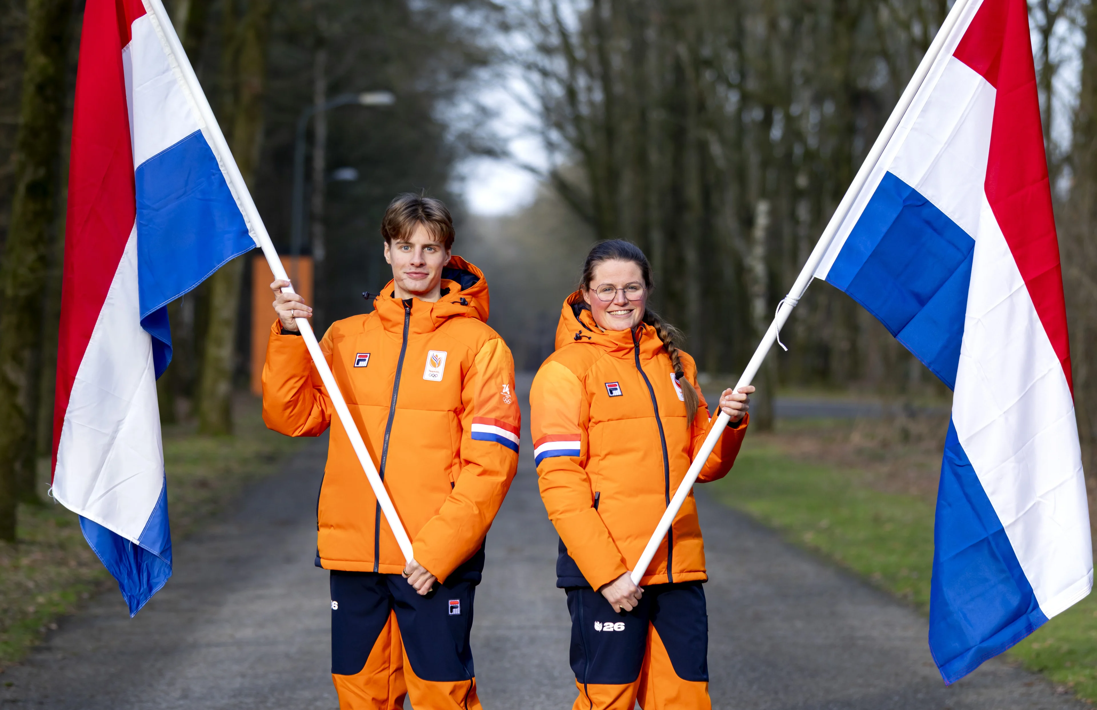 Deze twee sporters zijn de vlaggendragers bij de Winterspelen