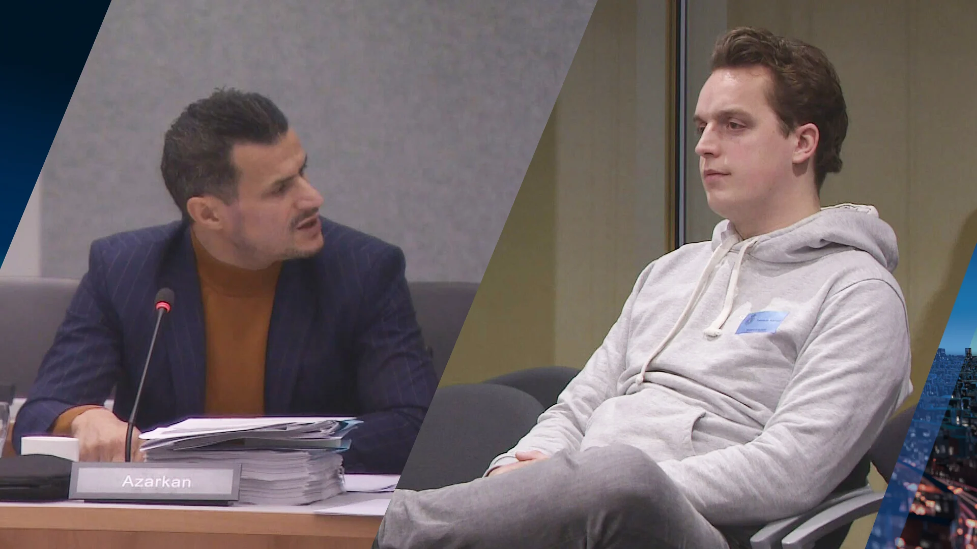 Mondkapjesdeal-hoofdrolspeler Sywert van Lienden tijdens debat op tribune, Kamer trekt van leer