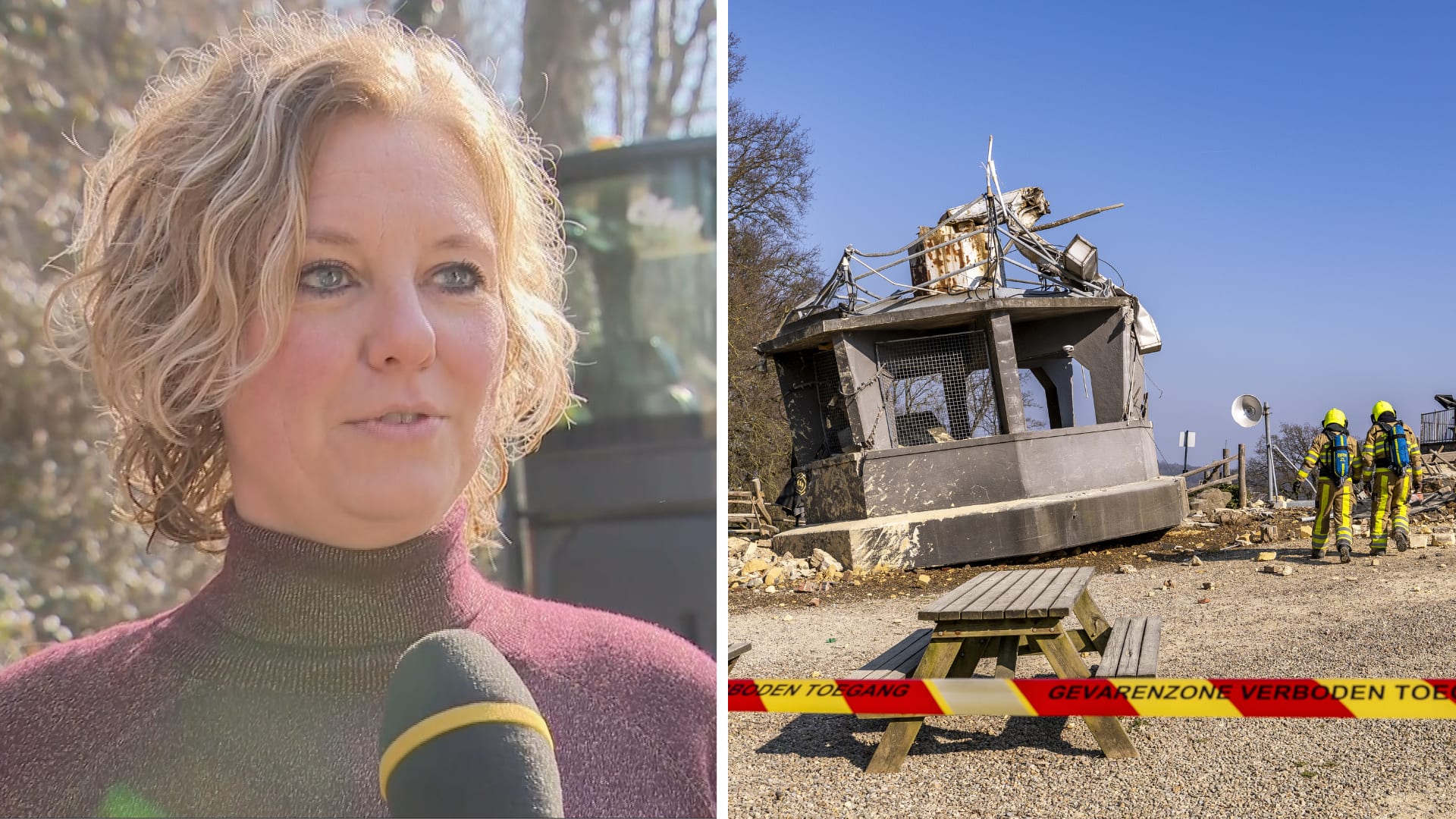 Bewoners Valkenburg zien geliefde toren verdwijnen: 'Een eyecatcher kwijt'