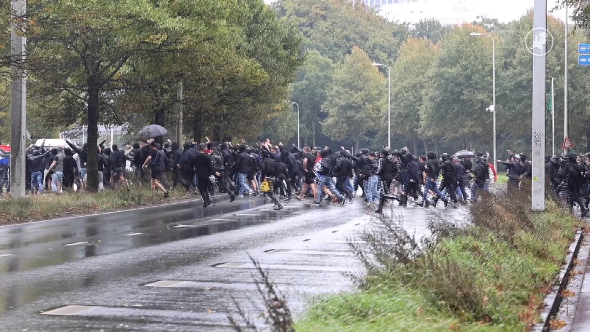Rellen bij protesten in Den Haag