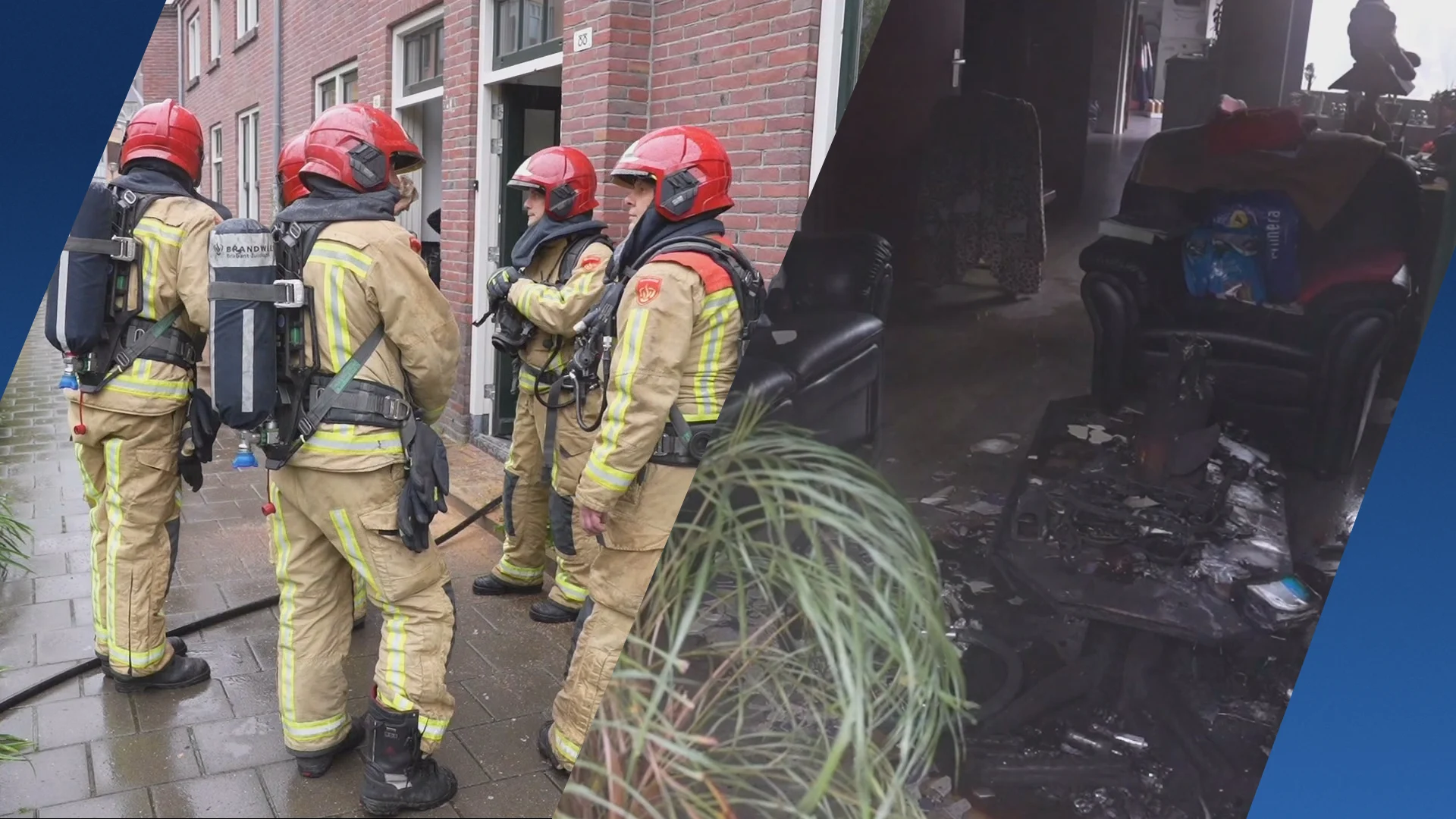 Brandweer redt invalide vrouw uit brandende woning in Eindhoven