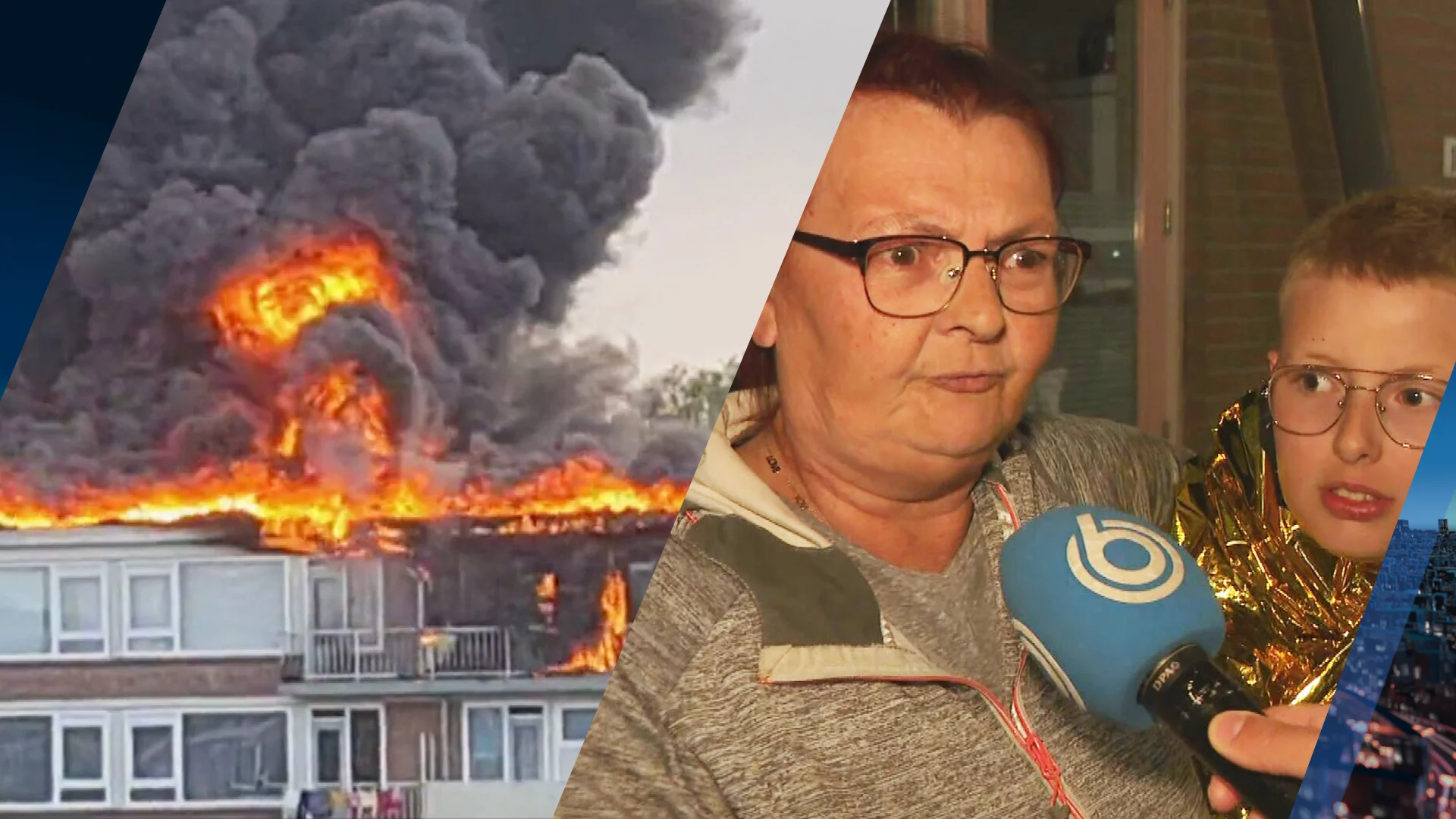 Bewoners nog niet naar huis na uitslaande flatbrand Dordrecht: 'Hele dak stond in brand'