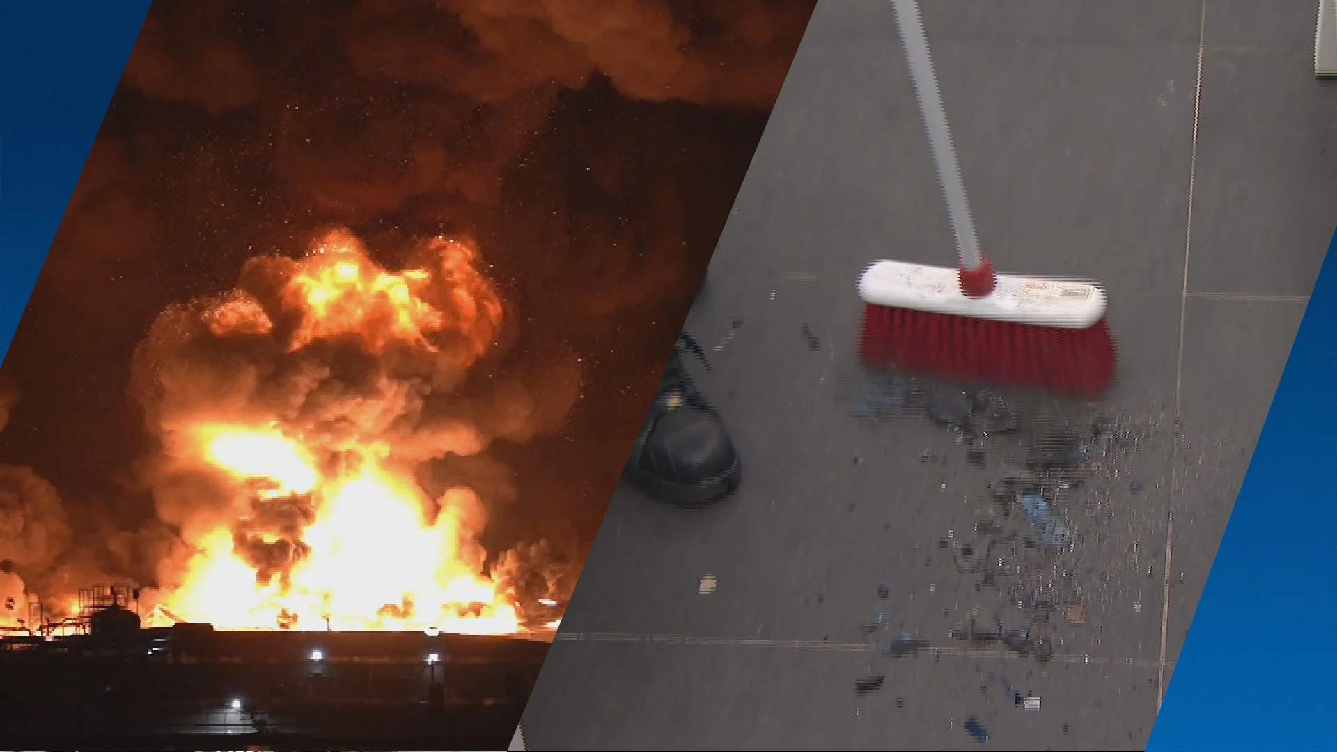 Overal ligt glas na grote brand in Dongen: 'Zelfs 8 kilometer verderop'