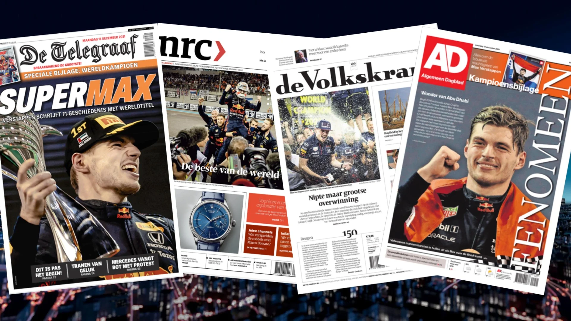 Uitzinnige kranten vergelijken 'Supermax' met Johan Cruijff: 'Dit is pas het begin!'