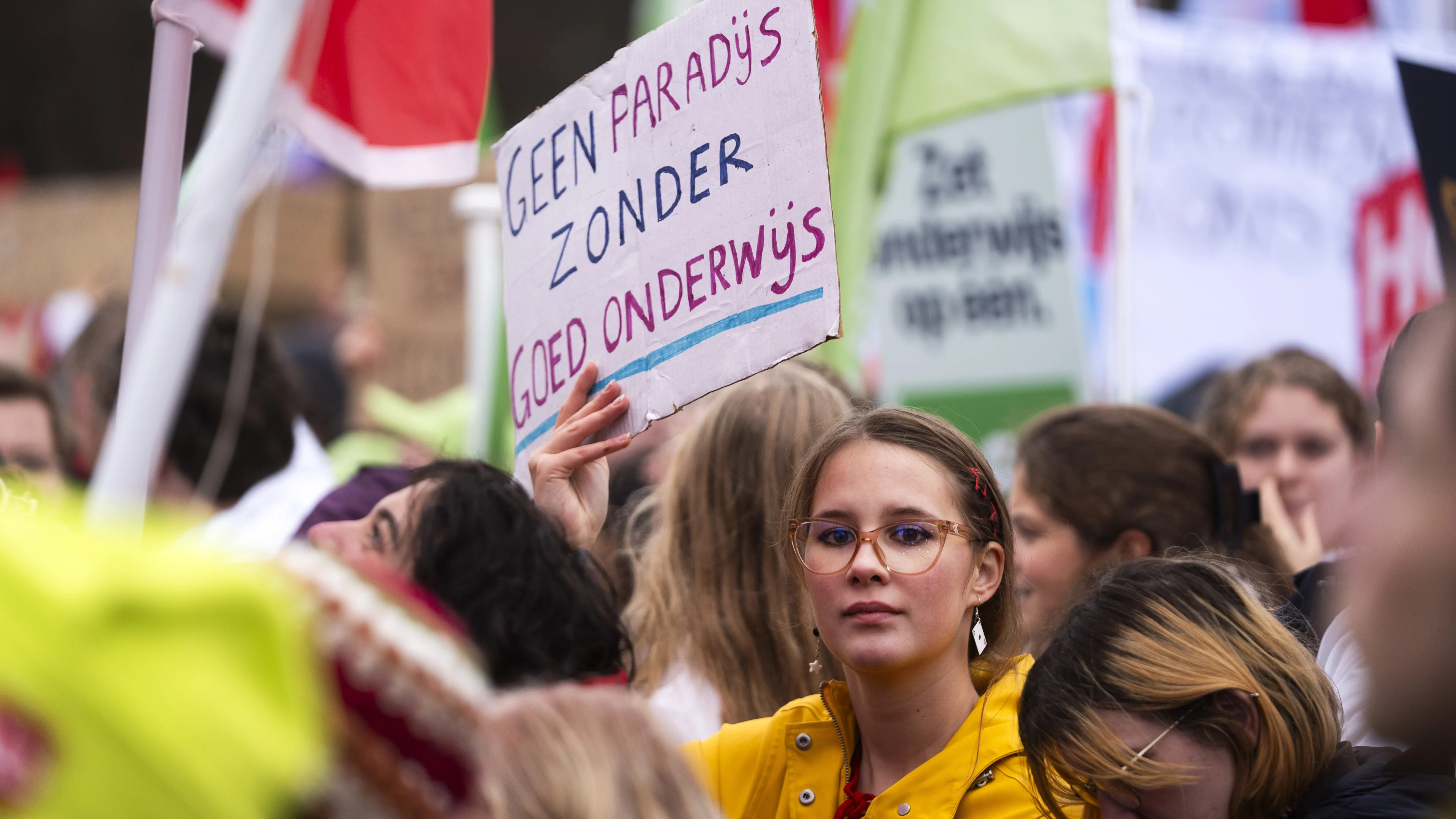 Landelijk onderwijsprotest dinsdag gecanceld vanwege staking NS