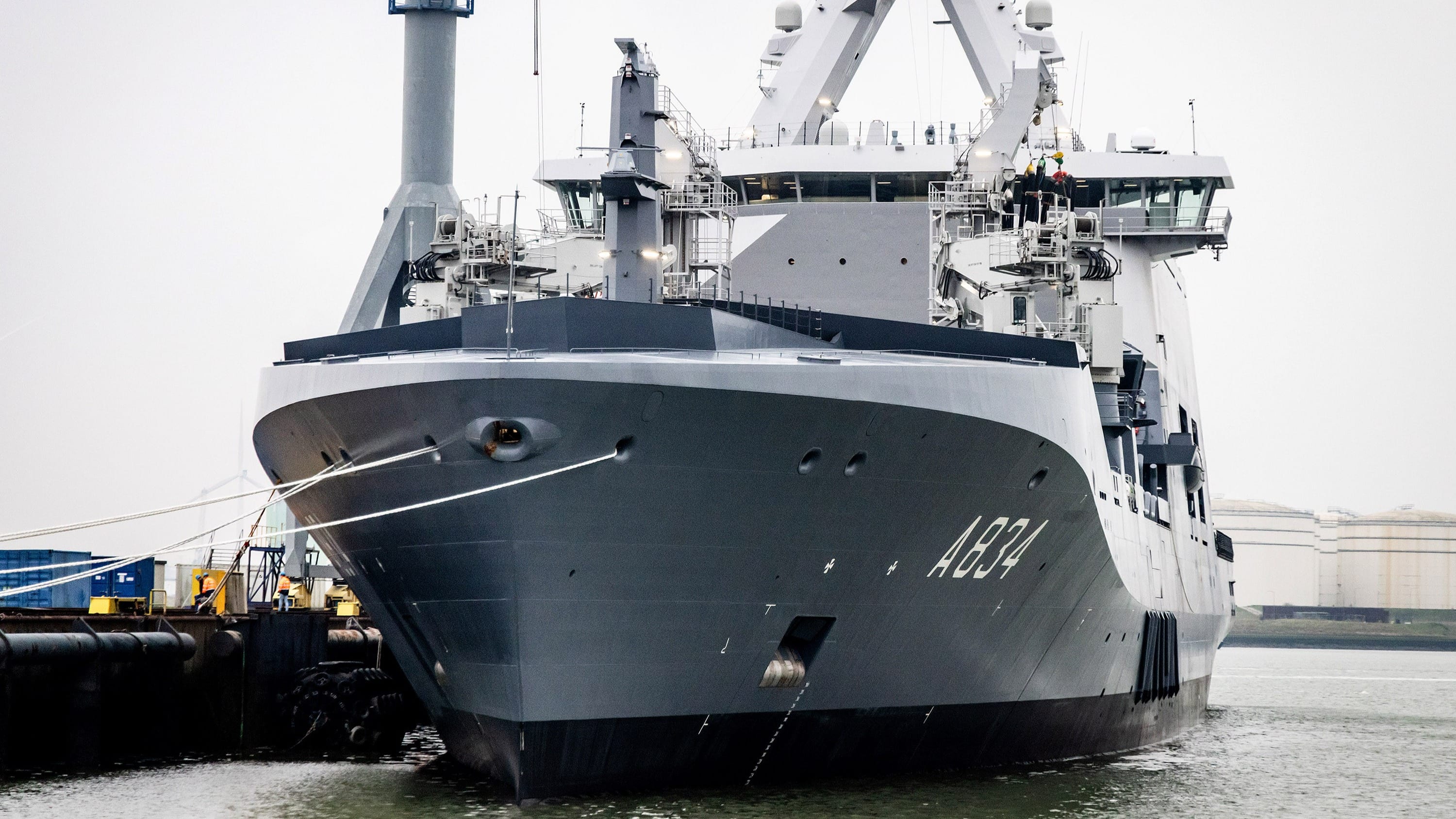 Voor het eerst in 10 jaar krijgt de Marine een nieuw schip: neem een kijkje