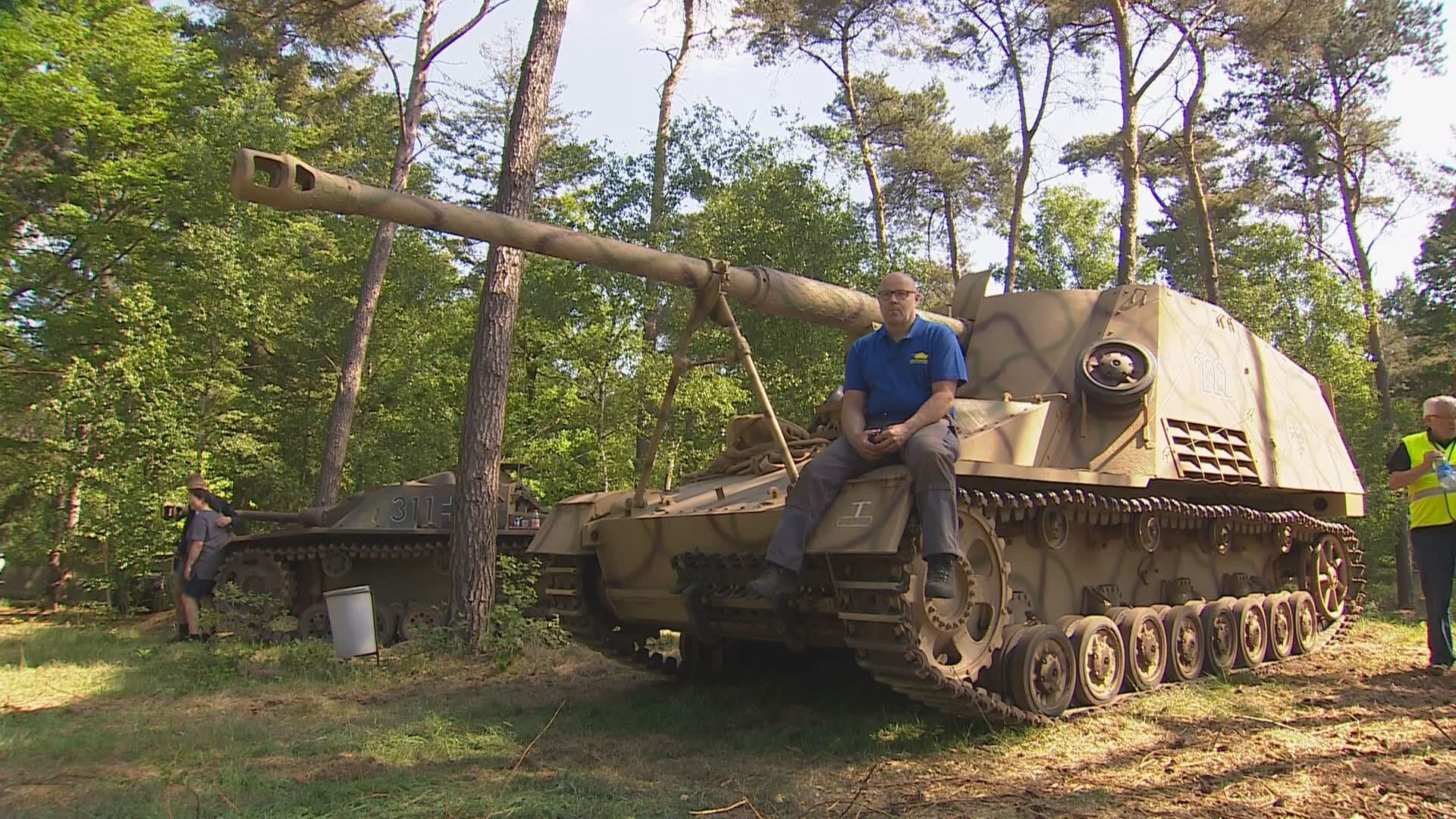 Robby en zijn vriendengroep restaureren unieke Duitse tank, maar blijft hij werken?