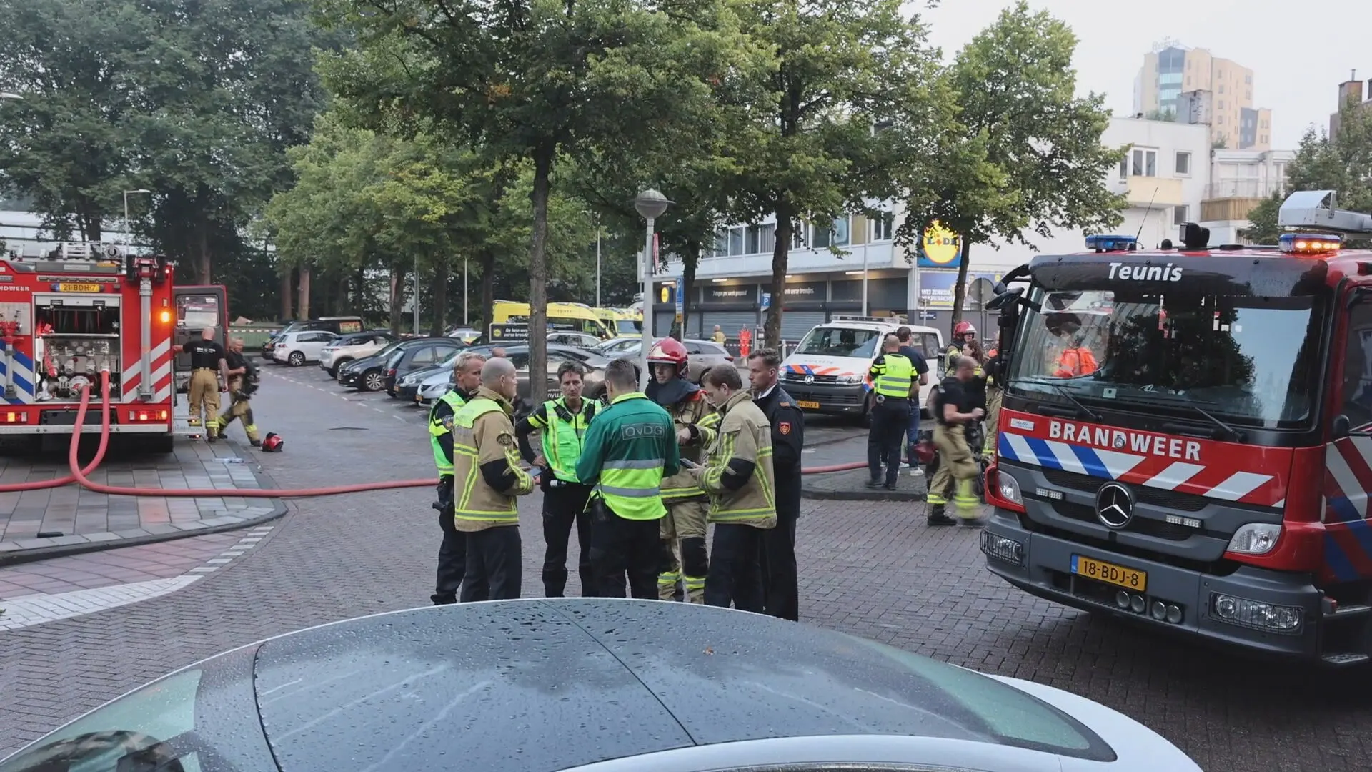 Spullen gestolen tijdens ontruiming brand studentenflat Amsterdam