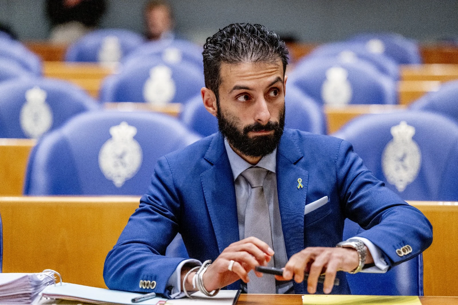 VVD-Kamerlid Ulysse Ellian wordt sinds enkele maanden zwaar beveiligd