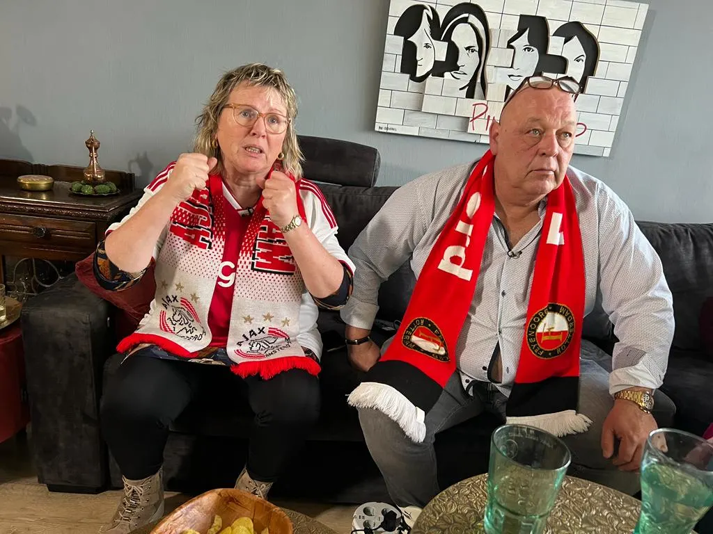 Trenco is voor Feyenoord en Rika voor Ajax, maar ook tijdens Klassieker 'overwint liefde alles' 