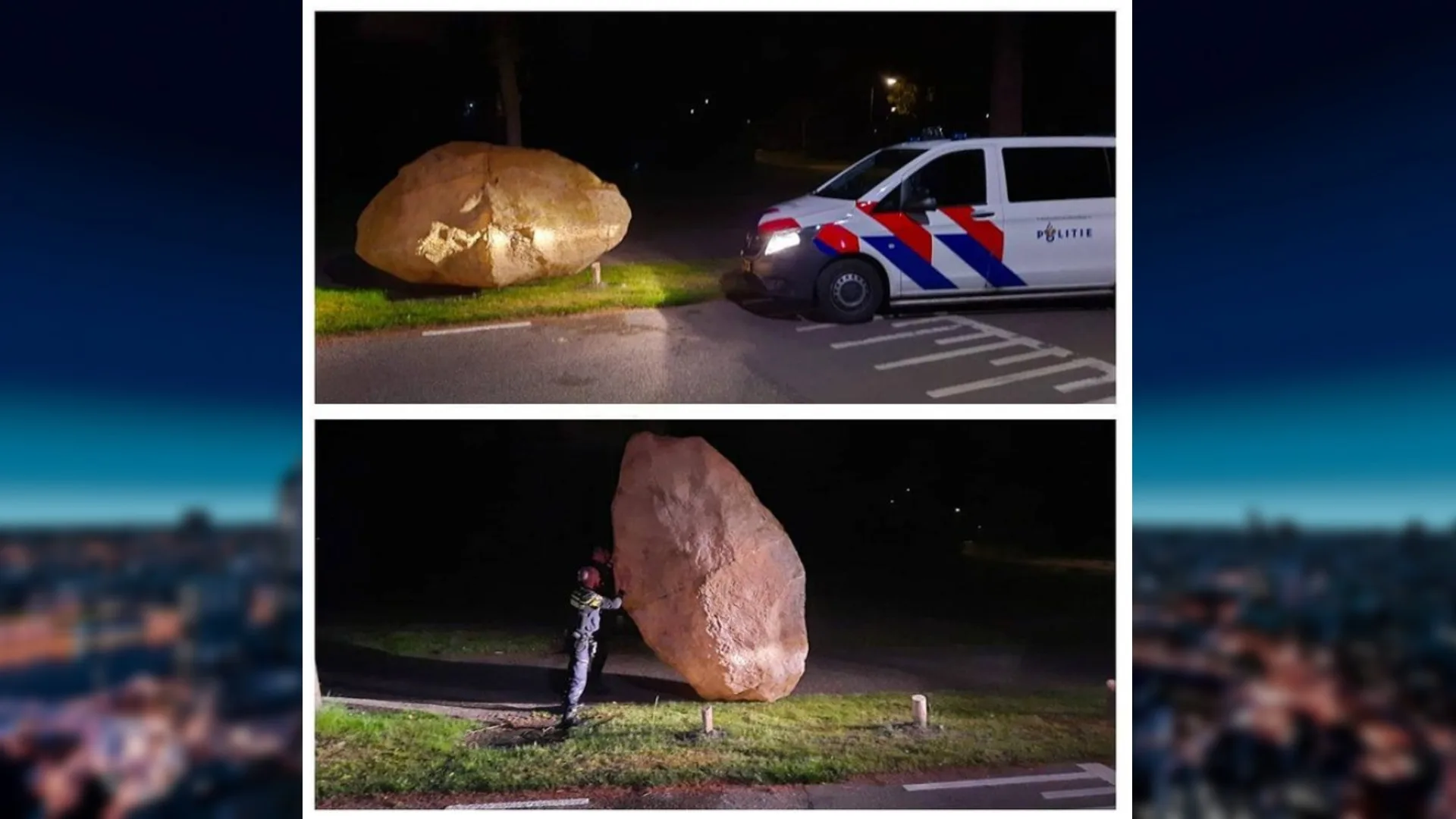 Wie o wie is zijn rotsblok kwijt? Op te halen in Zeist