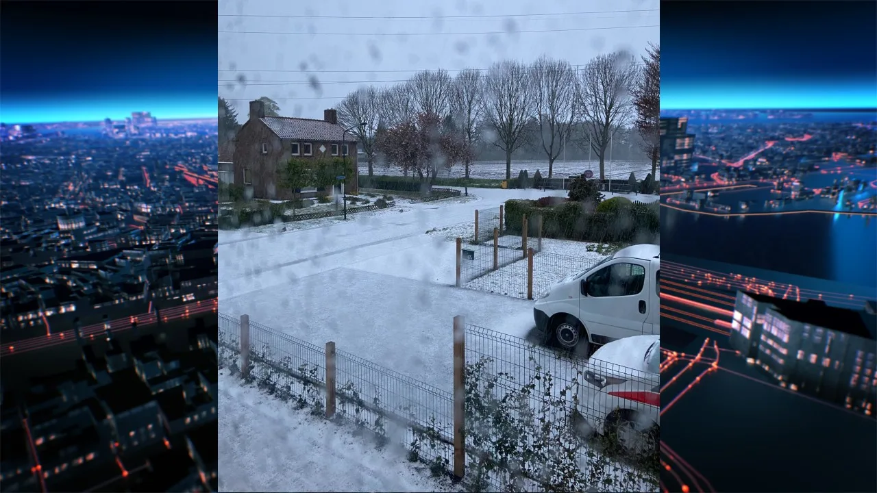 Zeldzaam verschijnsel: 'Het is 7 mei man, en het sneeuwt!'